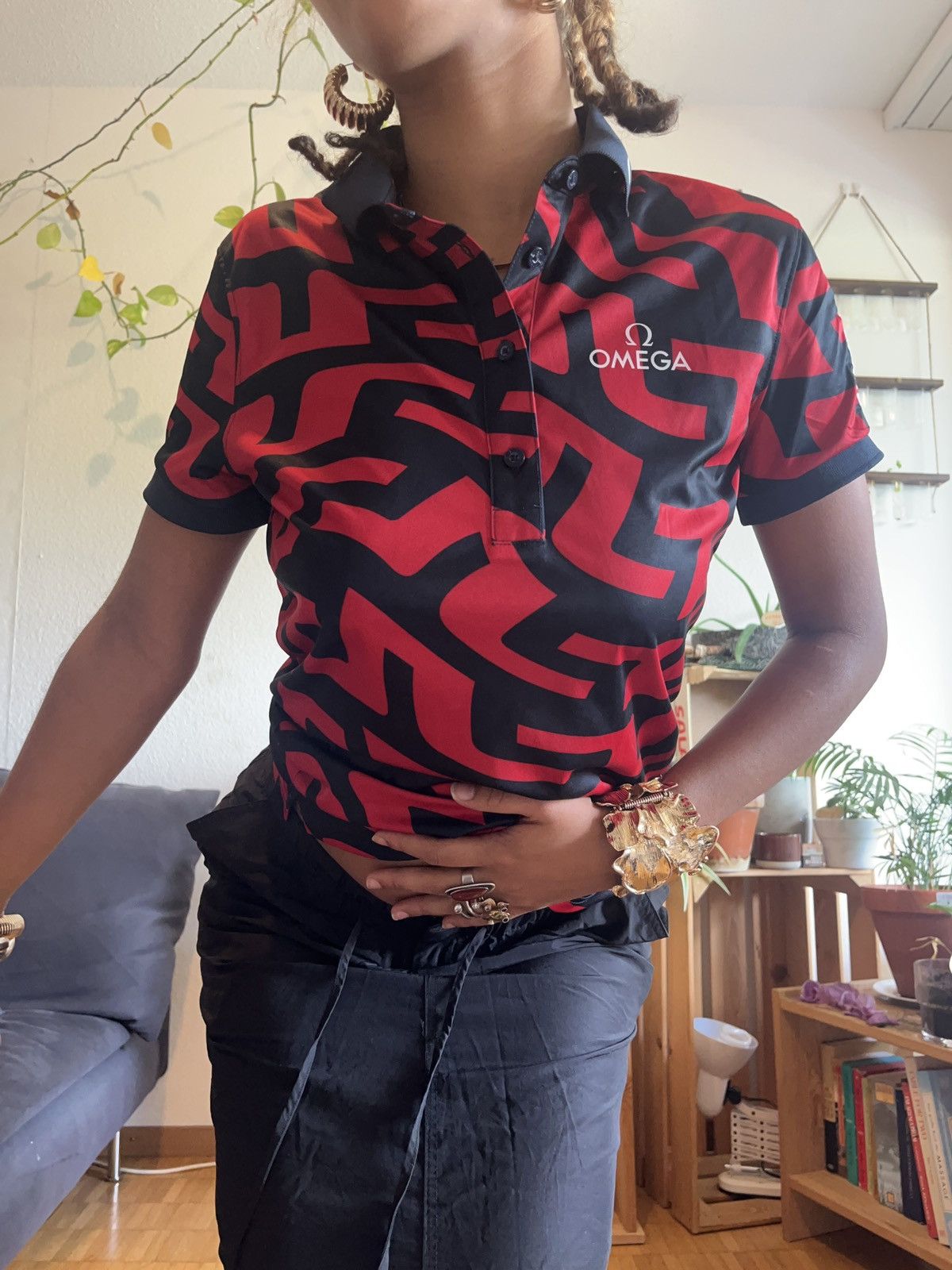 Omega Omega Polo 🖤❤️ Size US M / EU 48-50 / 2 - 2 Thumbnail