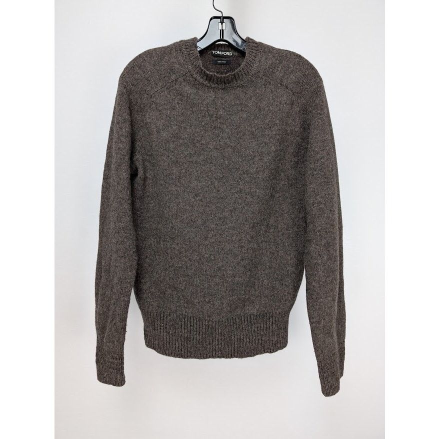 Tom Ford o1rshd1 CC20 Cashmere Sweater in Brown Size US M / EU 48-50 / 2 - 1 Thumbnail