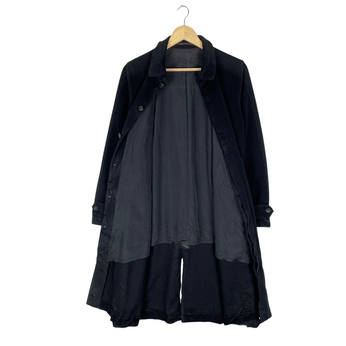 Yohji Yamamoto 🌟Y’S YOHJI YAMAMOTO CASHMERE LONG BUTTON JACKET Size L / US 10 / IT 46 - 7 Thumbnail