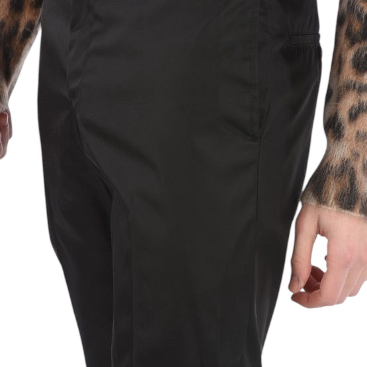 Prada Prada men's nylon trousers with silver logo size IT 38 Size US 26 / EU 42 - 3 Thumbnail