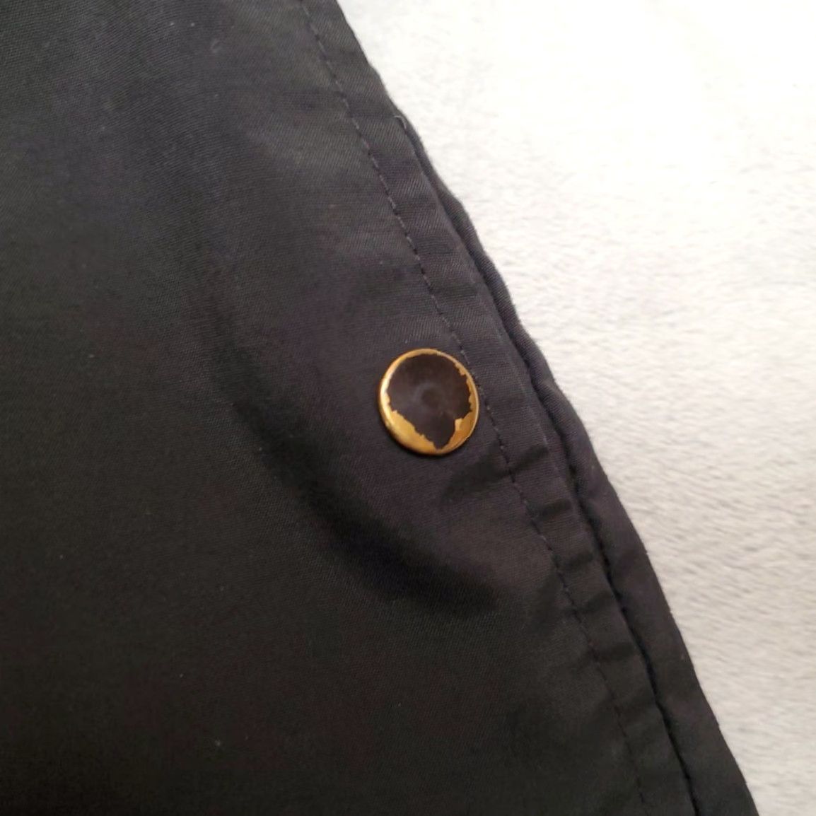 Nike VINTAGE Nike Shorts Womens Large Black Chino Flat Front Lightweight Performance Casual Travel 14 Womens Black Nike Shorts Chino Flat Front Pockets Size 36" / US 14 / IT 50 - 3 Thumbnail