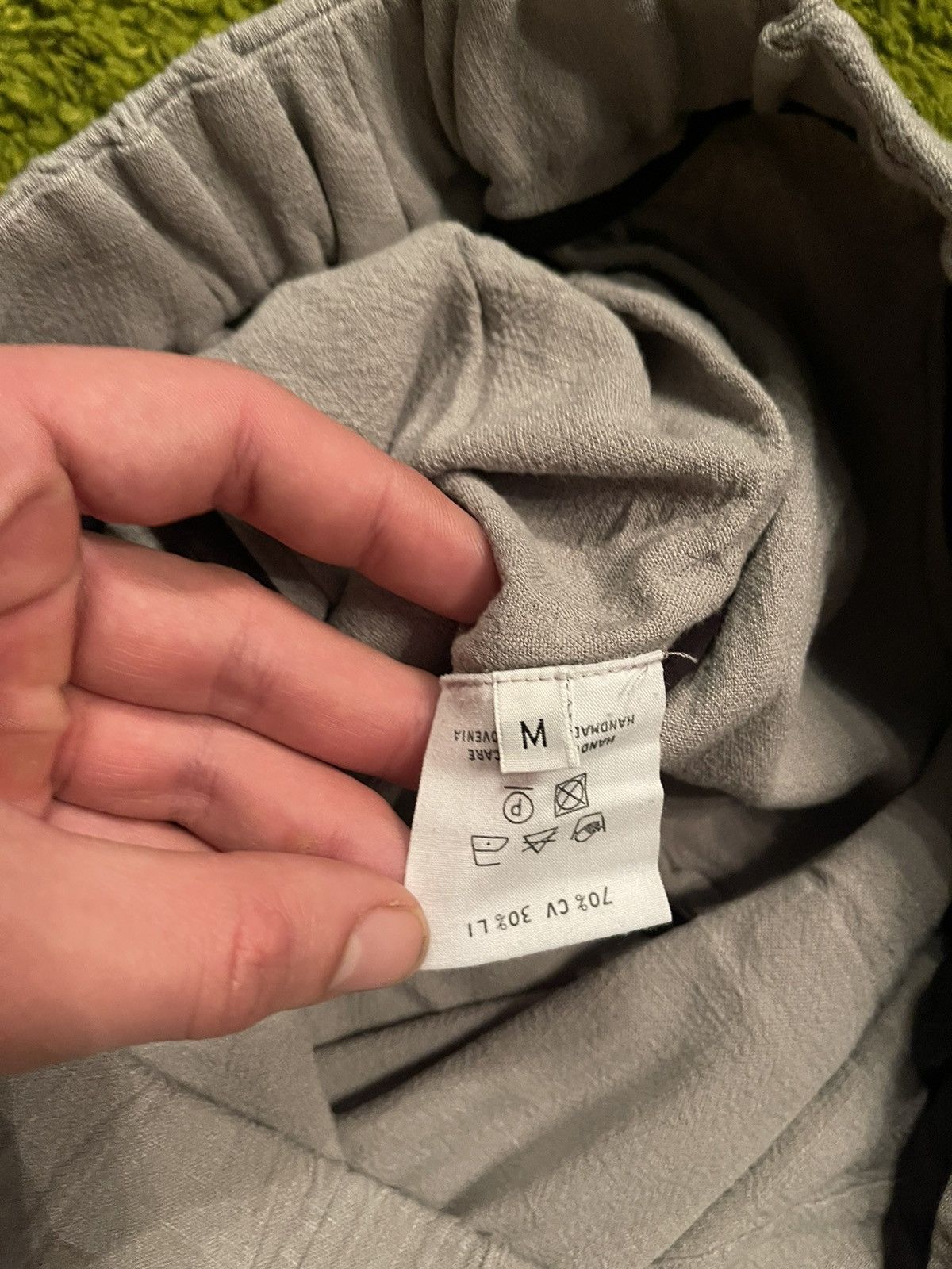 Hysteric Glamour × If Six Was Nine Eigensinnig Wien Sloterdijk avant garde linen harem pants Size US 32 / EU 48 - 11 Thumbnail