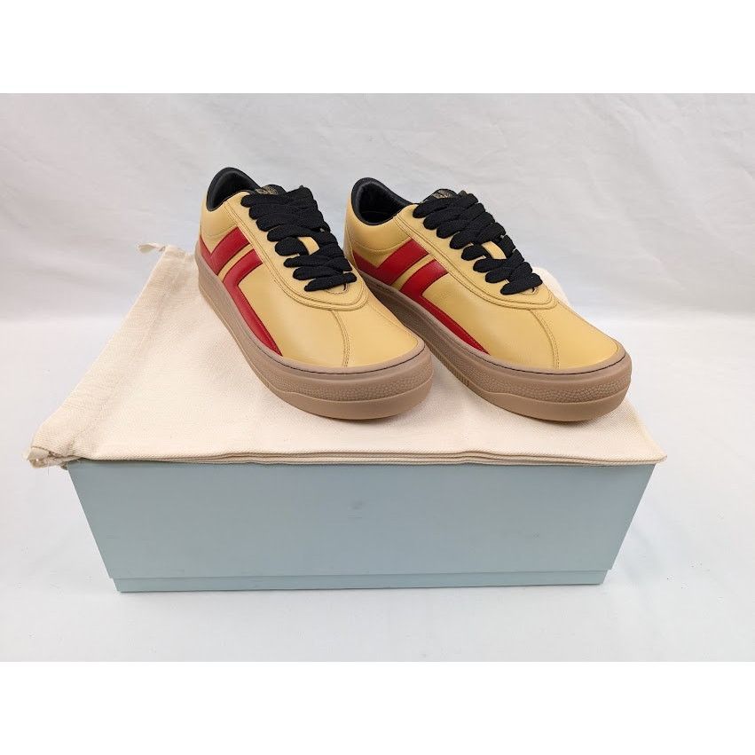 Lanvin o1rshd1 High Sole Low-Top Sneakers in Bright Yellow/Red Size US 9 / EU 42 - 10 Thumbnail
