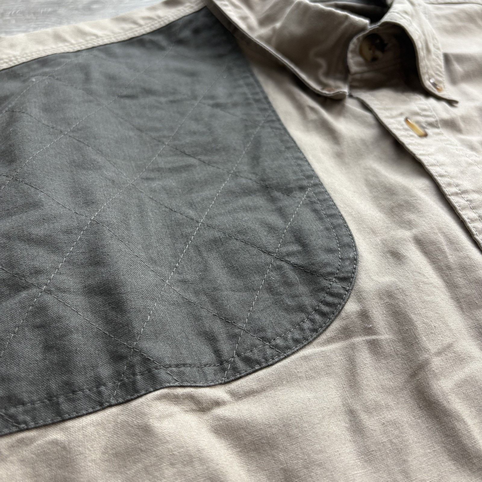 Cabelas Cabelas Mens Shooting Shirt L Khaki Green Long Sleeve Butto Size US L / EU 52-54 / 3 - 9 Thumbnail