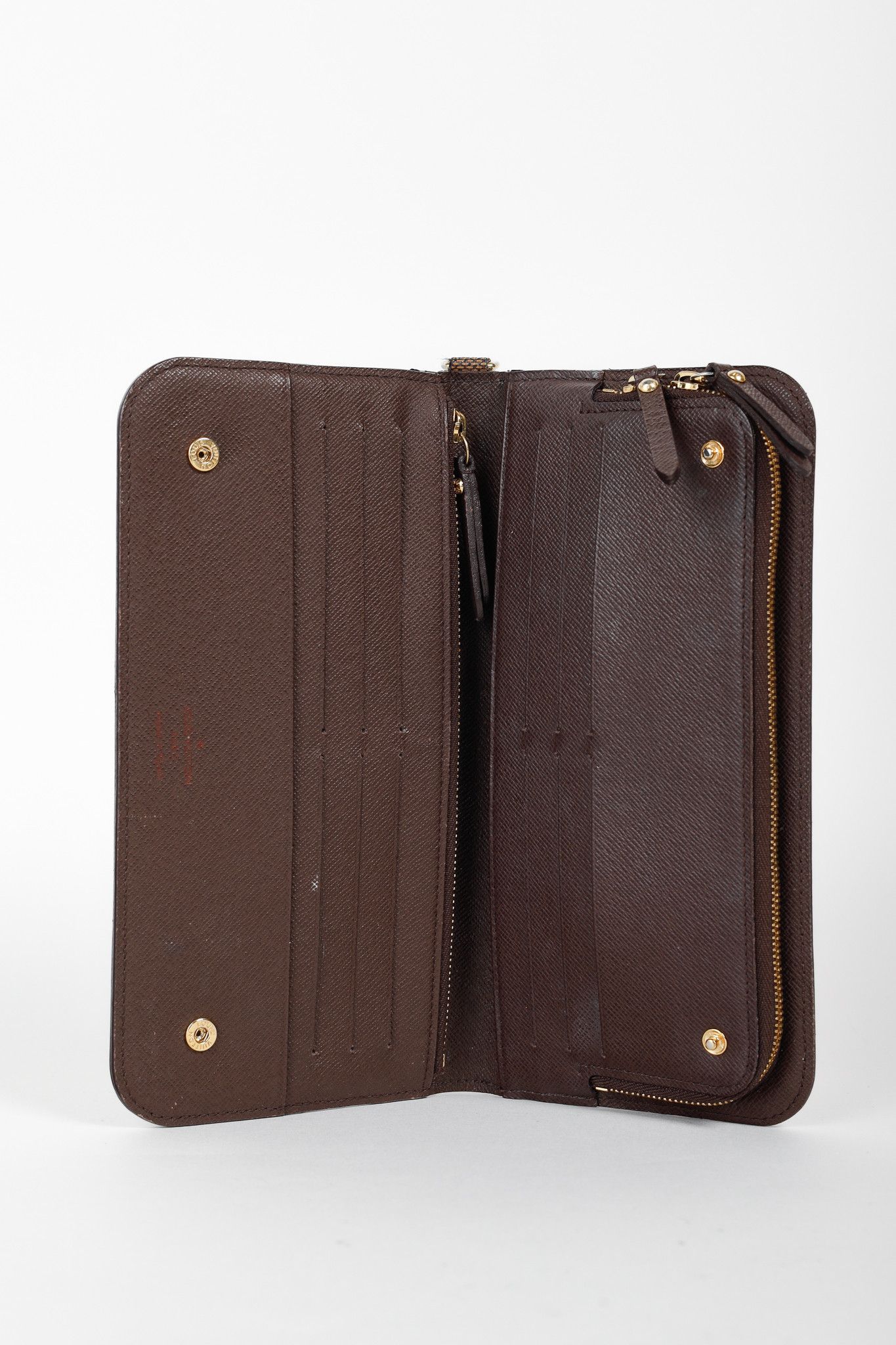 Louis Vuitton Louis Vuitton 2011 Brown Insolite Damier Ebene Wallet Size ONE SIZE - 7 Thumbnail