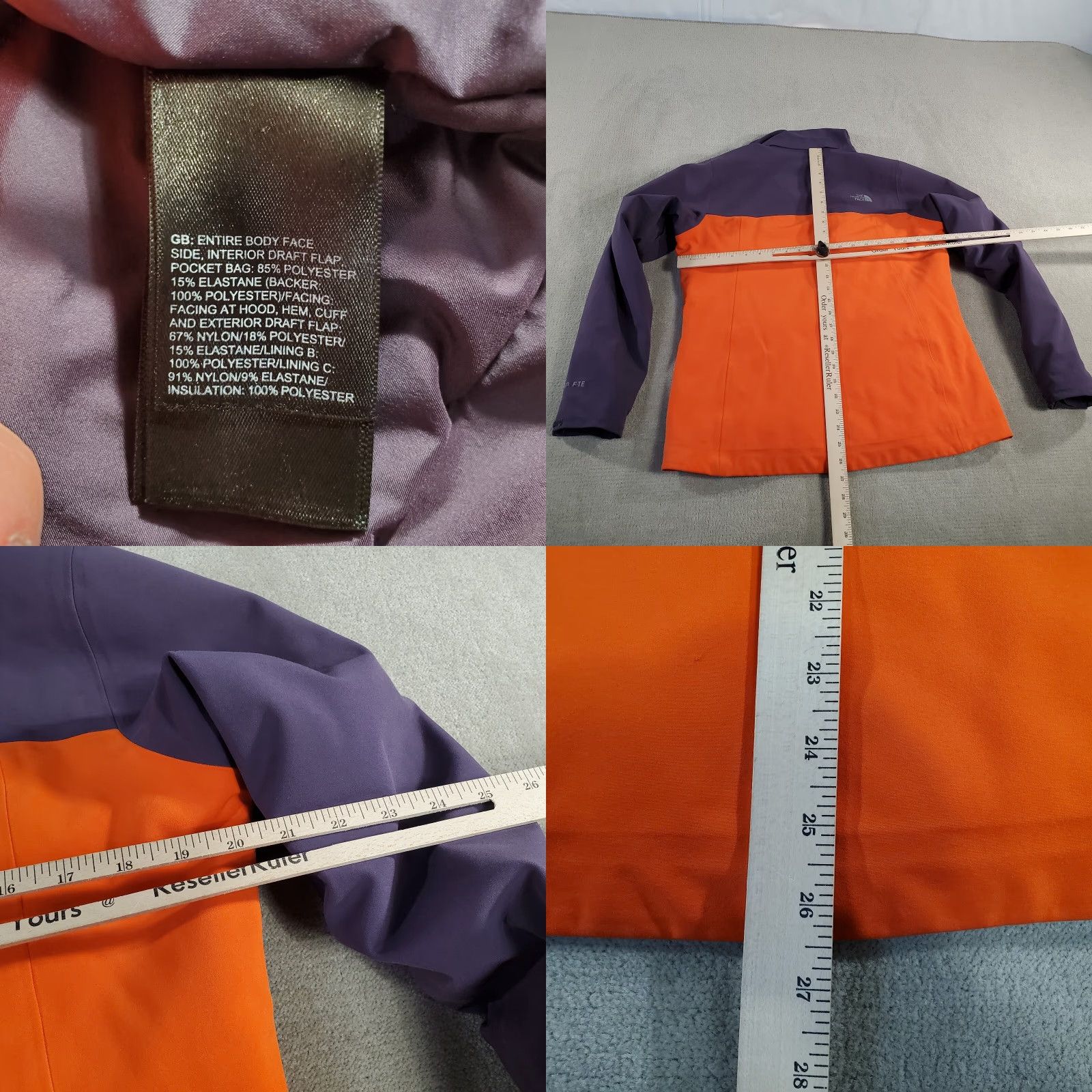 The North Face The North Face Apex Flex Jacket Womens M Orange Purple Gore Tex Coat Size M / US 6-8 / IT 42-44 - 8 Thumbnail