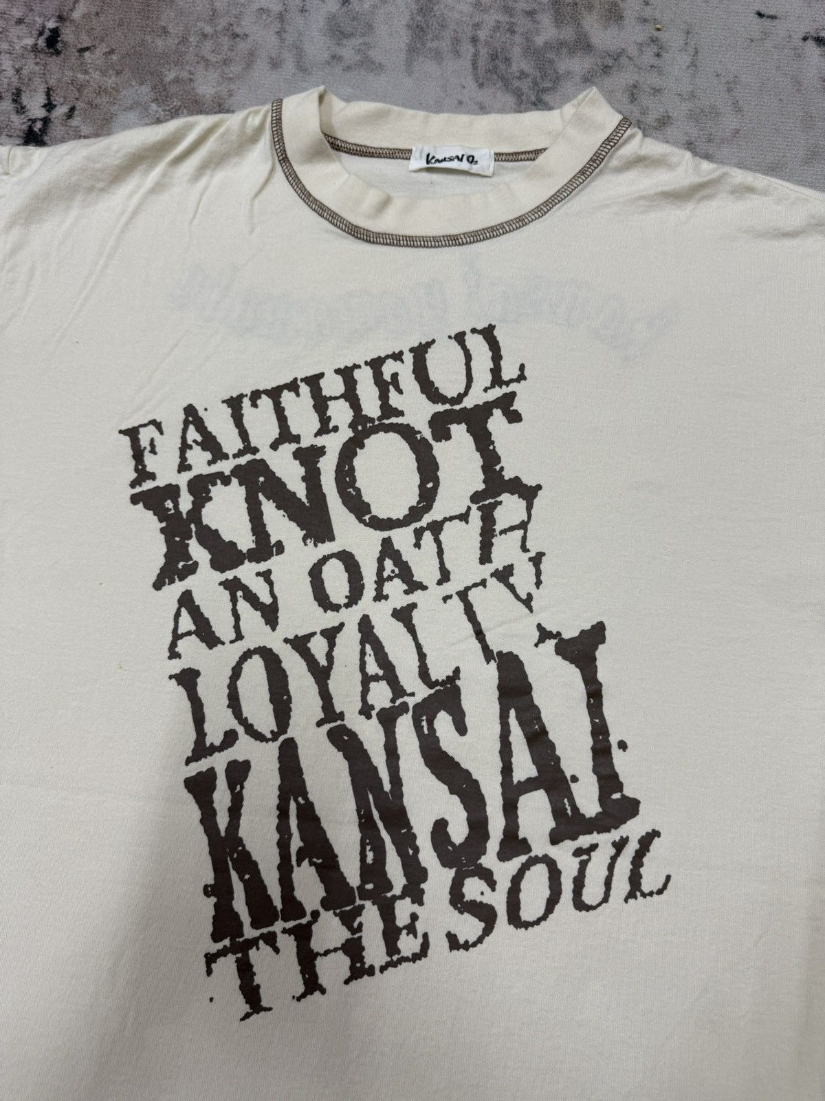 Japanese Brand Kansai o2 KANSAI YAMAMOTO embroidered logo Tshirt Size US L / EU 52-54 / 3 - 4 Thumbnail