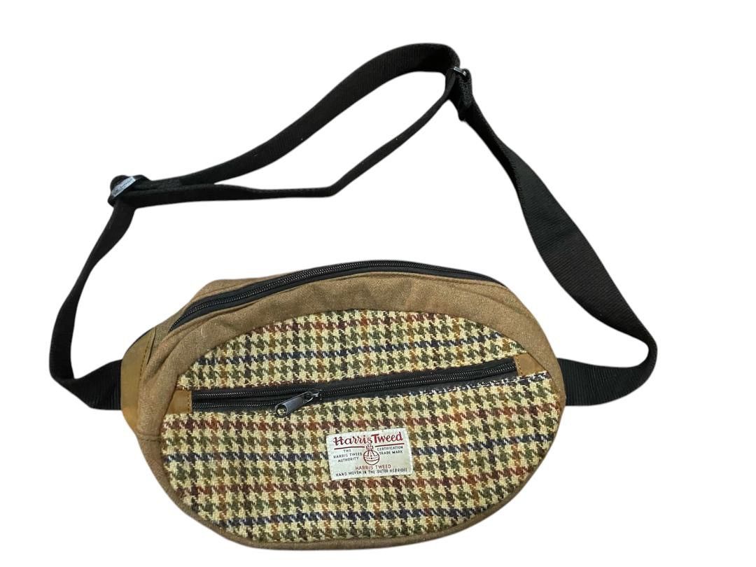 Designer × Harris Tweed Unisex🔥Harris tweed waist bag Size ONE SIZE - 1 Thumbnail