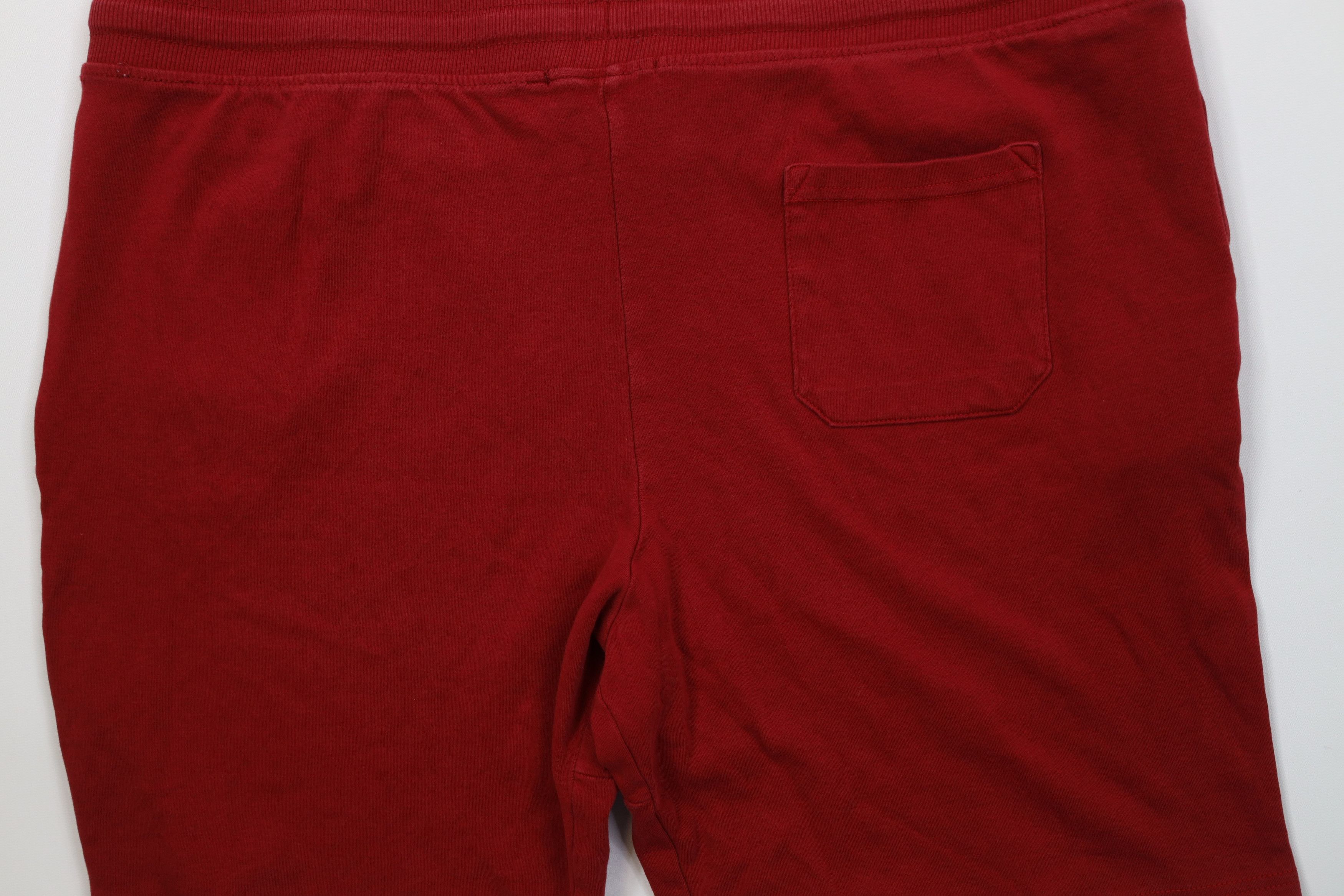 Polo Ralph Lauren Vintage Y2K Ralph Lauren Above Knee Knit Shorts Red Size US 38 / EU 54 - 12 Thumbnail