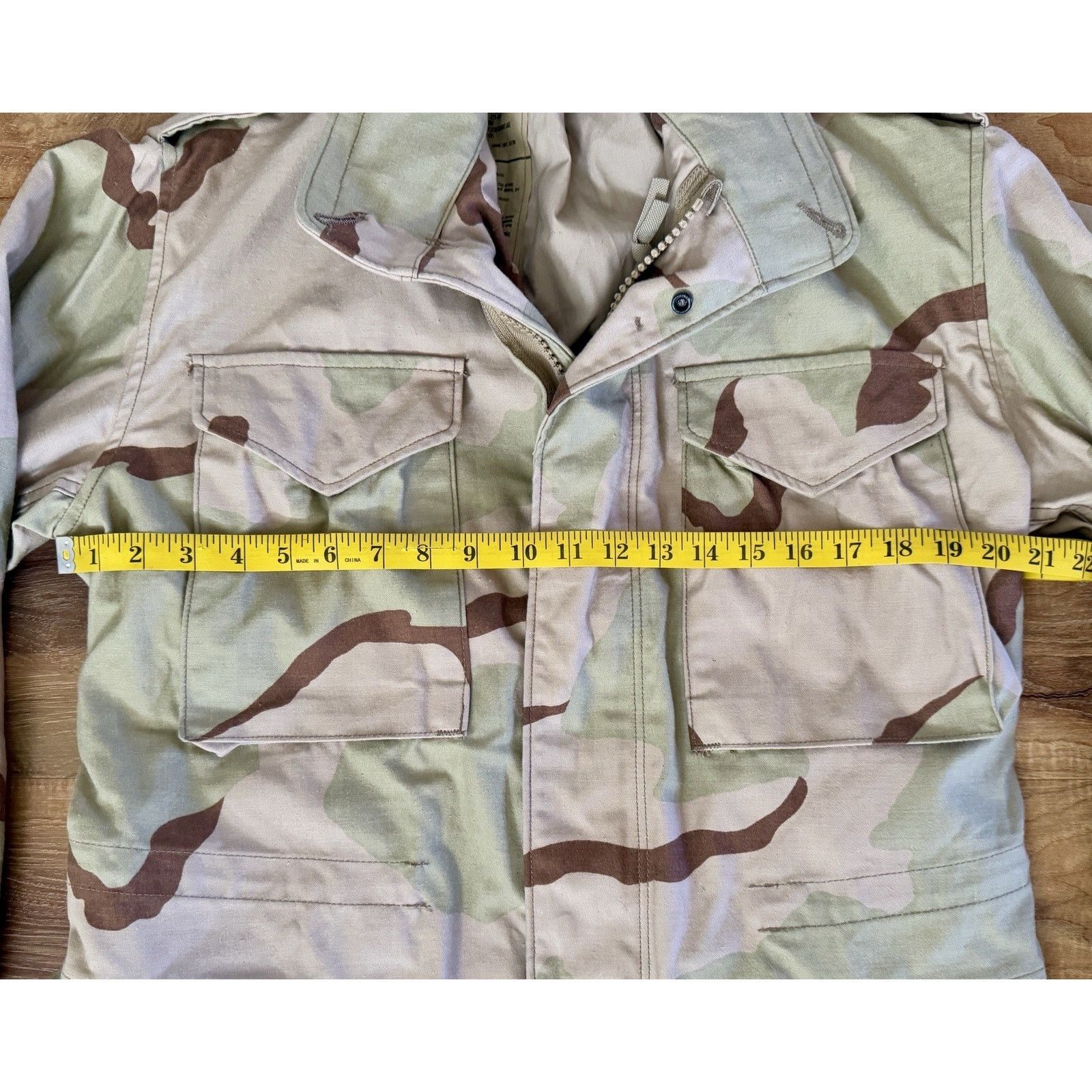 Other US ARMY Centre Desert Camo Cold Weather Field Coat/Jacket Size US S / EU 44-46 / 1 - 2 Thumbnail