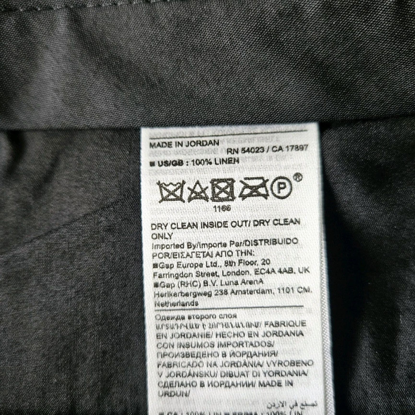 Banana Republic Banana Republic Palm a Straight Leg Linen Pants Sz 12 Black High Rise Women’s Pants Size 34" / US 12 / IT 48 - 6 Thumbnail