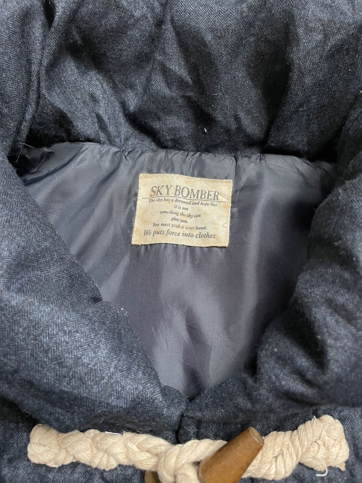Japanese Brand × Vintage Vintage Japanese Brand Sky Bomber Hoodie 1990s Size US S / EU 44-46 / 1 - 4 Thumbnail
