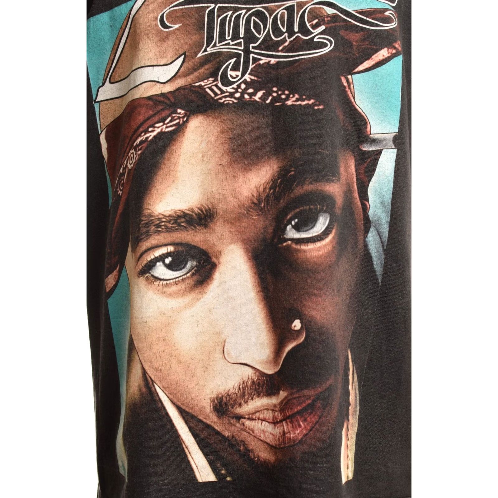 Vintage DDP Rock@Tees 2Pac Tupac Shakur Vintage T-Shirt Tee Size M Shirt Mens Black Size US M / EU 48-50 / 2 - 3 Thumbnail