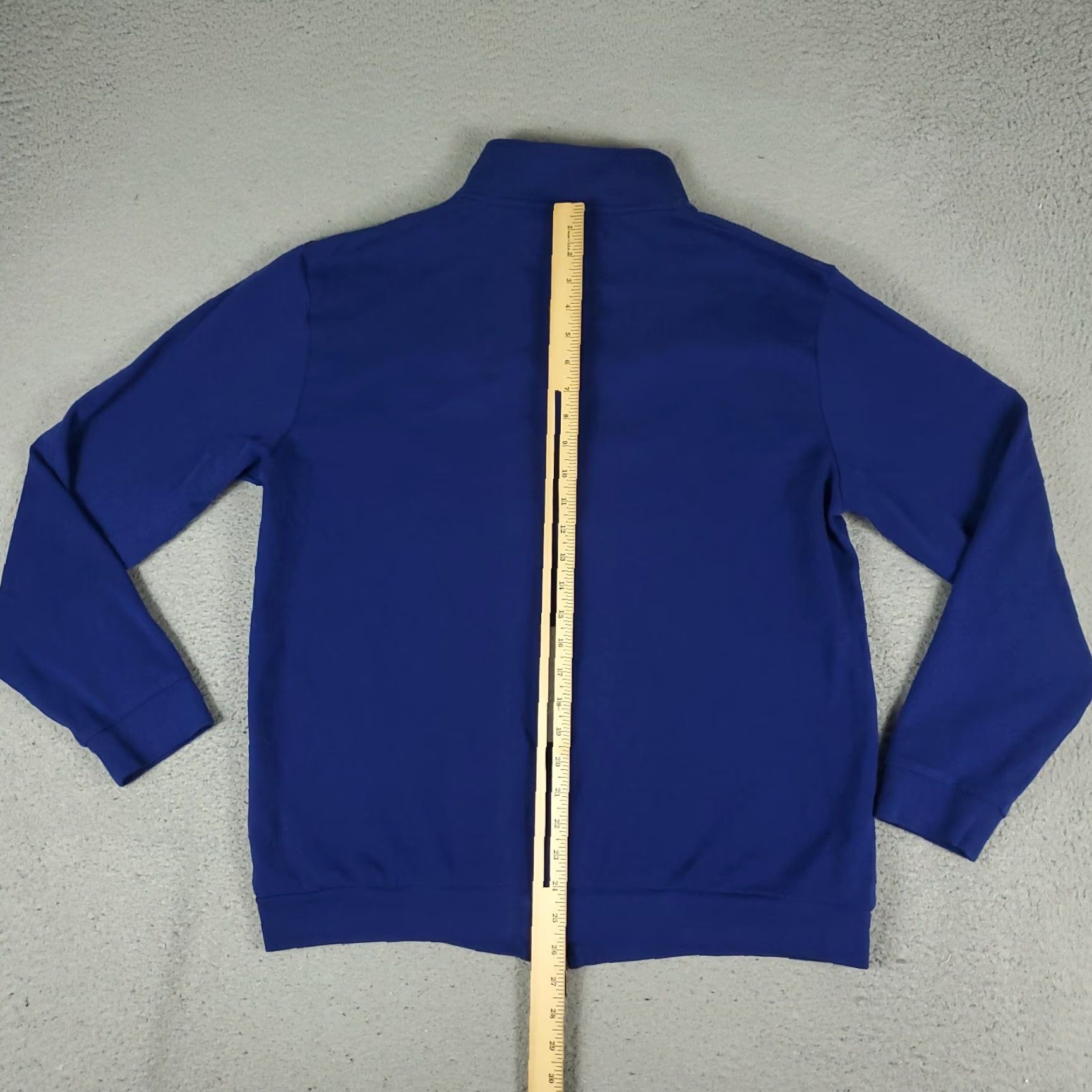 BUGATCHI BUGATCHI Full Zip Sweater Mens XL Blue Knit Sweatshirt Jacket Size US XL / EU 56 / 4 - 5 Thumbnail