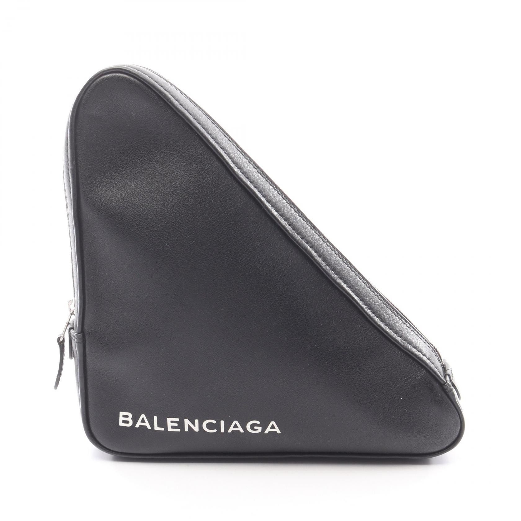 Balenciaga Balenciaga Balenciaga Triangle Leather Clutch Bag Leather Clutch Bag 476976 DUTY FREE for USA Size ONE SIZE - 1 Thumbnail
