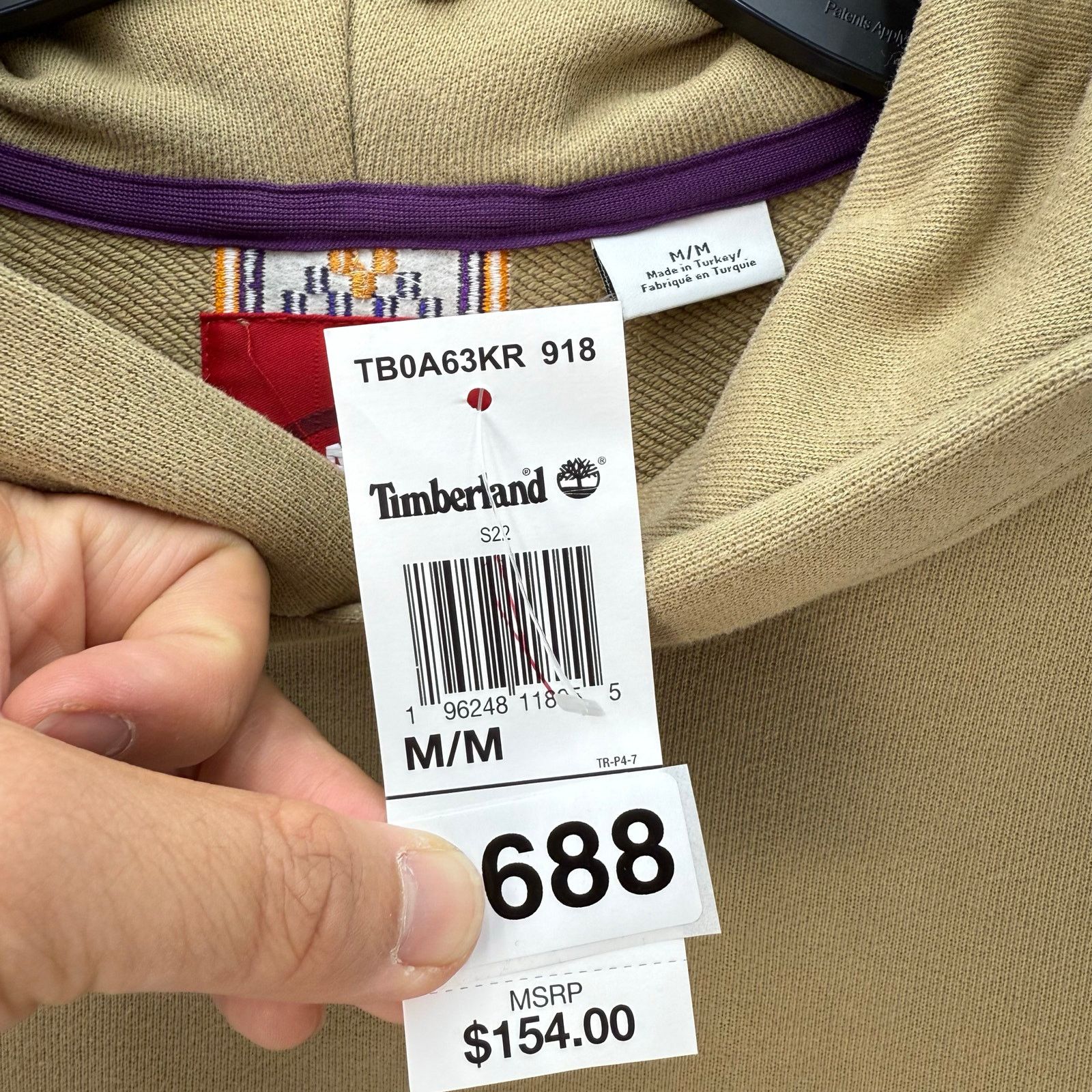 Timberland TIMBERLAND X LOT MEDIUM MOCHA HOODIE TB0A63KR918 MAKE IN TUR Size US M / EU 48-50 / 2 - 3 Thumbnail