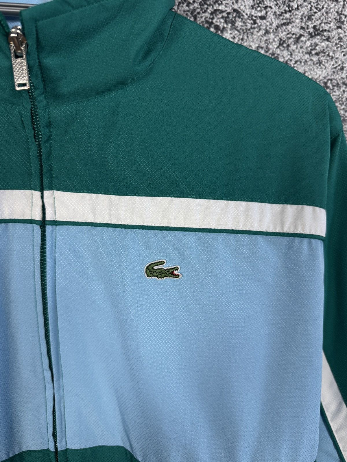 Lacoste Boys Lacoste Sport Zip Up Track Jacket Vintage Kids 158cm Size US XXS / EU 40 - 6 Thumbnail