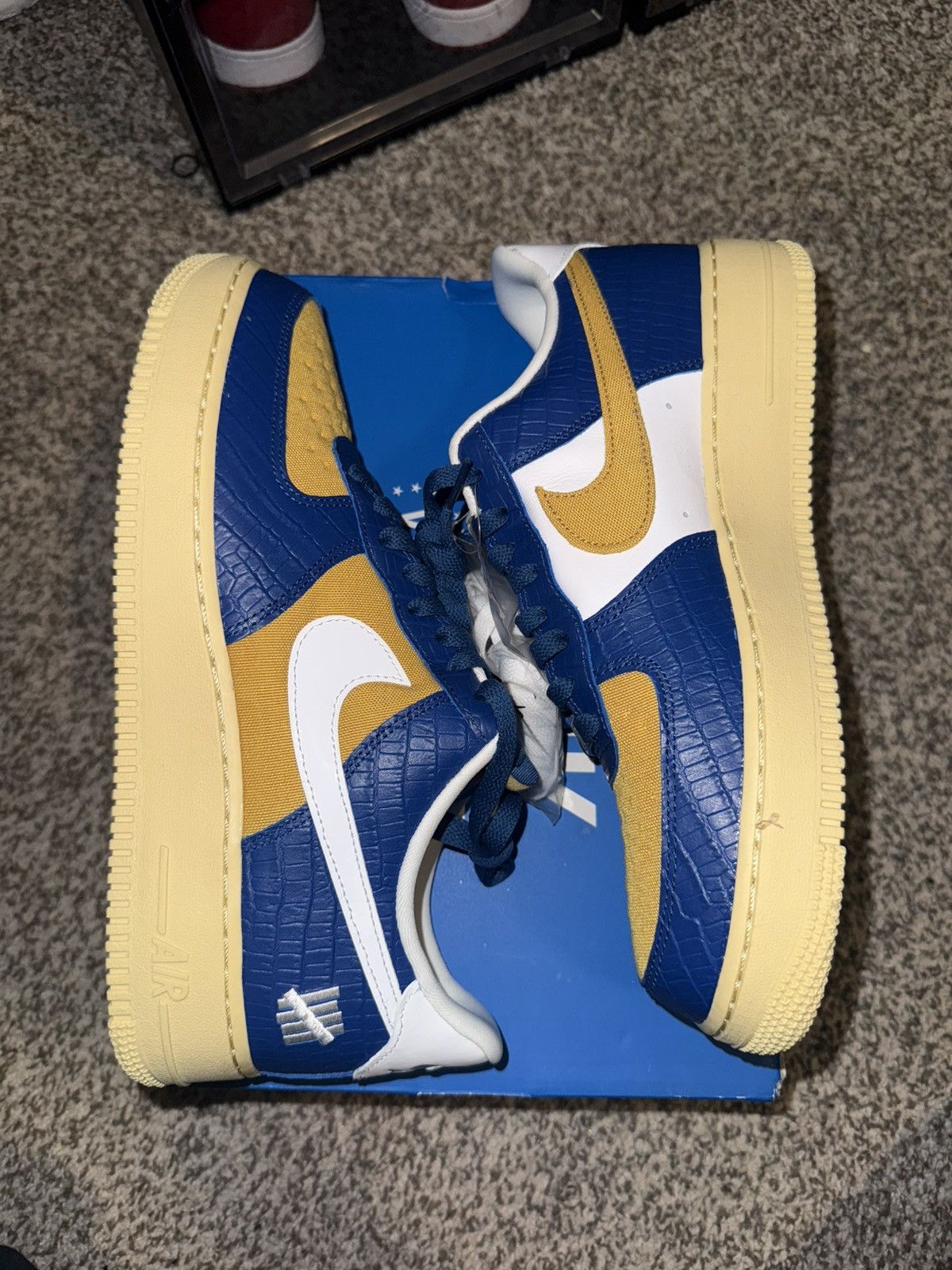 Nike × Undefeated Nike x Undefeated AF1 Court Blue Size US 9.5 / EU 42-43 - 10 Thumbnail
