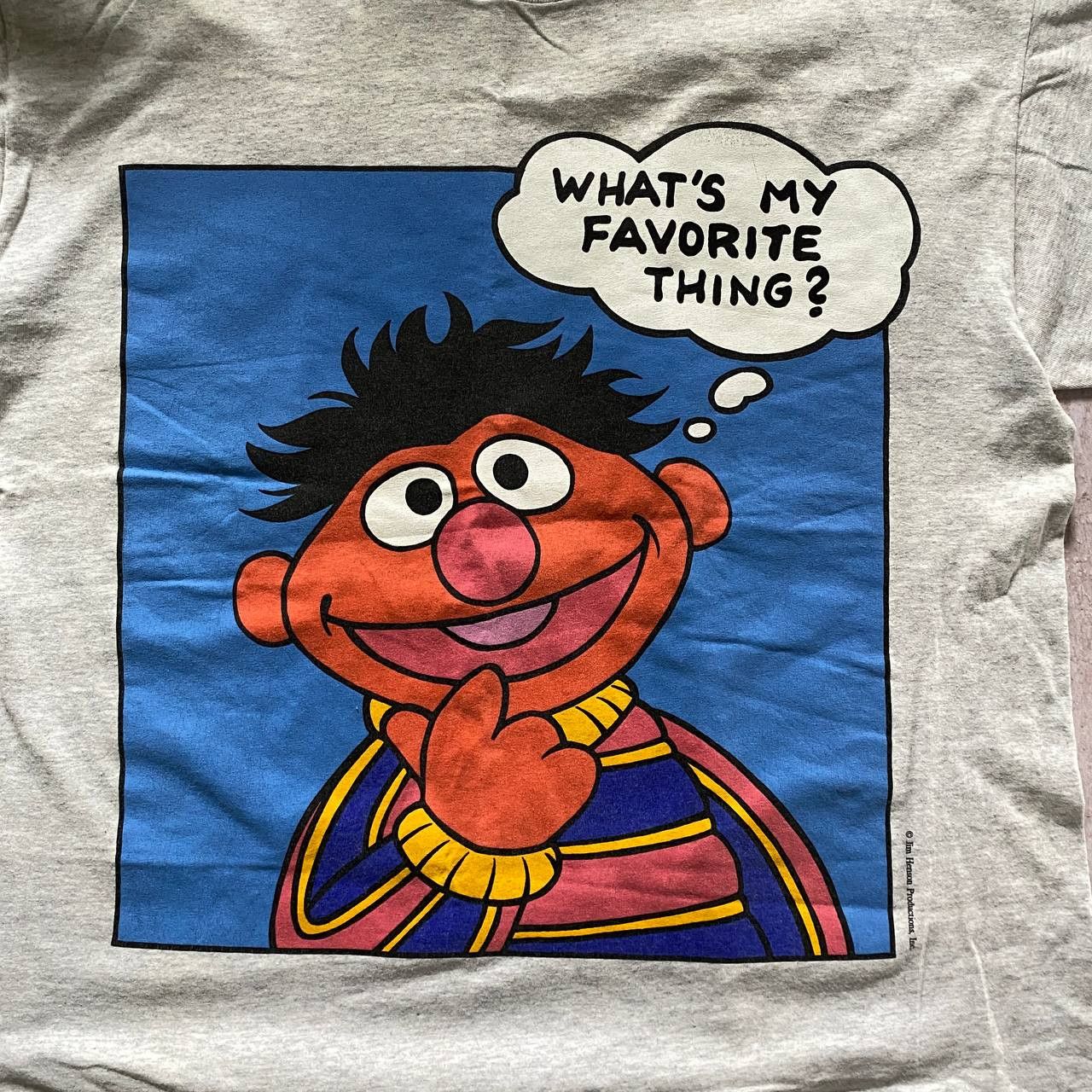 Cartoon Network VINTAGE 90s RARE ERNIE SESAME STREE JIM HENSON ANVIL TEE 266 Size US XL / EU 56 / 4 - 6 Thumbnail