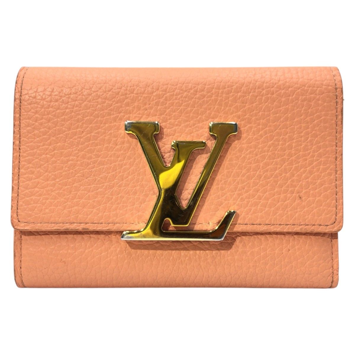 Louis Vuitton Louis Vuitton Louis Vuitton Portefeuille Capucines Leather Wallet Leather Short Wallet M82149 Size ONE SIZE - 1 Thumbnail