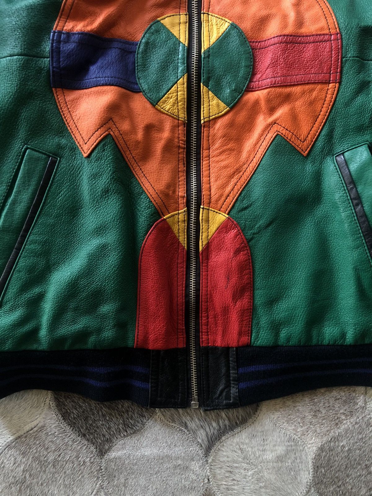 Genuine Leather × Vintage CRAZY 🔥🔥Vintage 1980s Winlit Genuine leather jacket Size US M / EU 48-50 / 2 - 4 Thumbnail