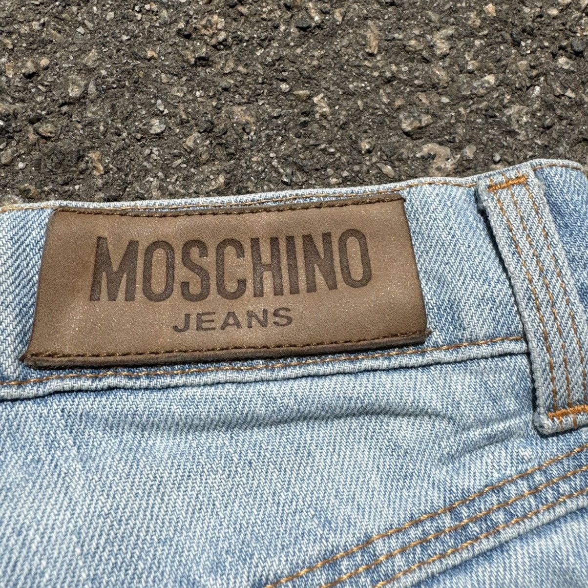 Moschino vintage moschino heart jeans rap luxury streetwear flared Size 28" / US 6 / IT 42 - 6 Thumbnail