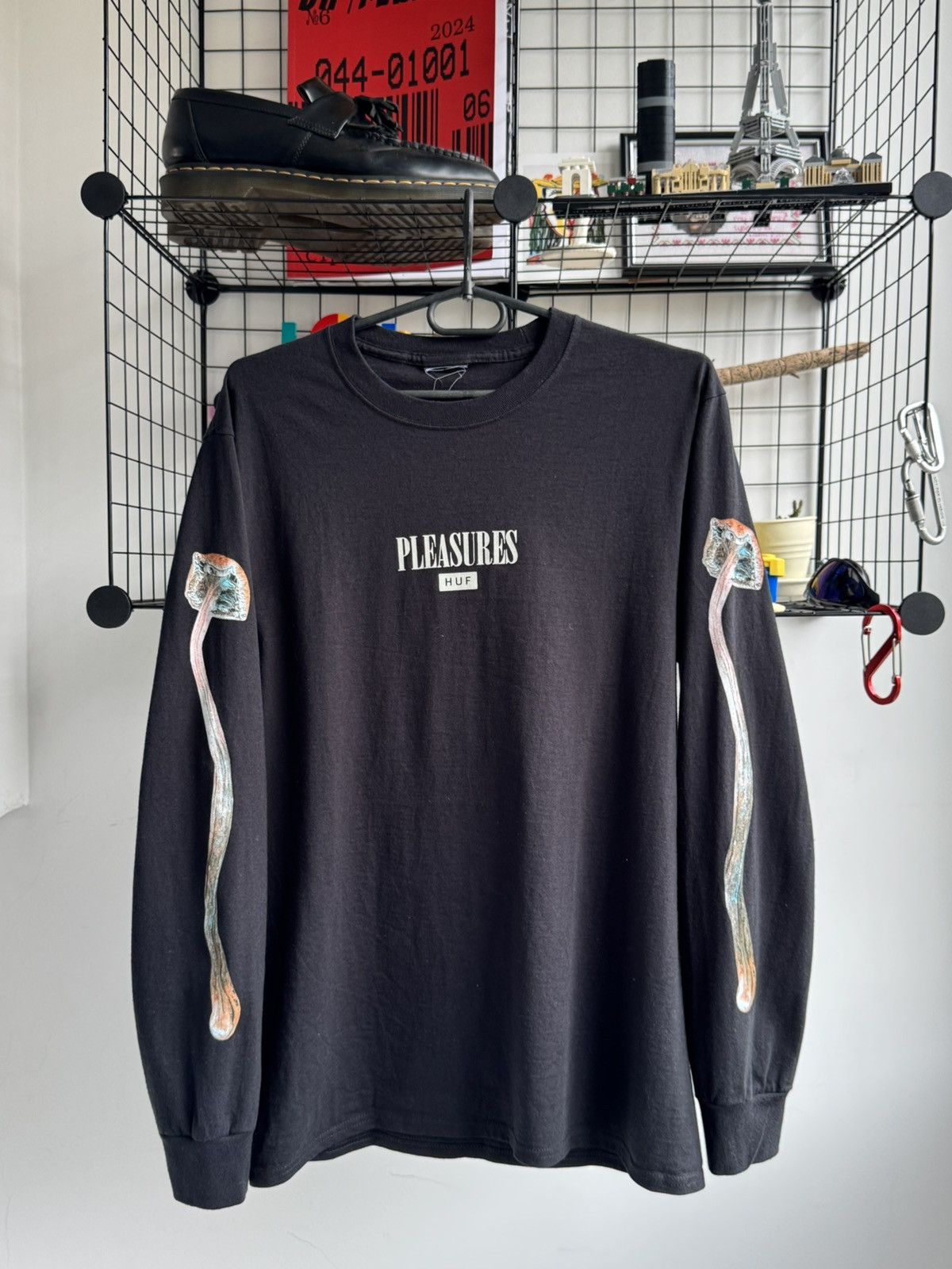Huf × Pleasures Pleasures x Huf Mushroom Psilocybin Long Sleeve Size US M / EU 48-50 / 2 - 2 Thumbnail