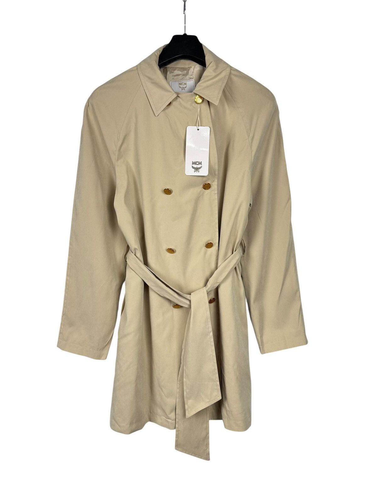 MCM MCM Munich Trench Coat Belted Beige size 44 Size M / US 6-8 / IT 42-44 - 11 Thumbnail