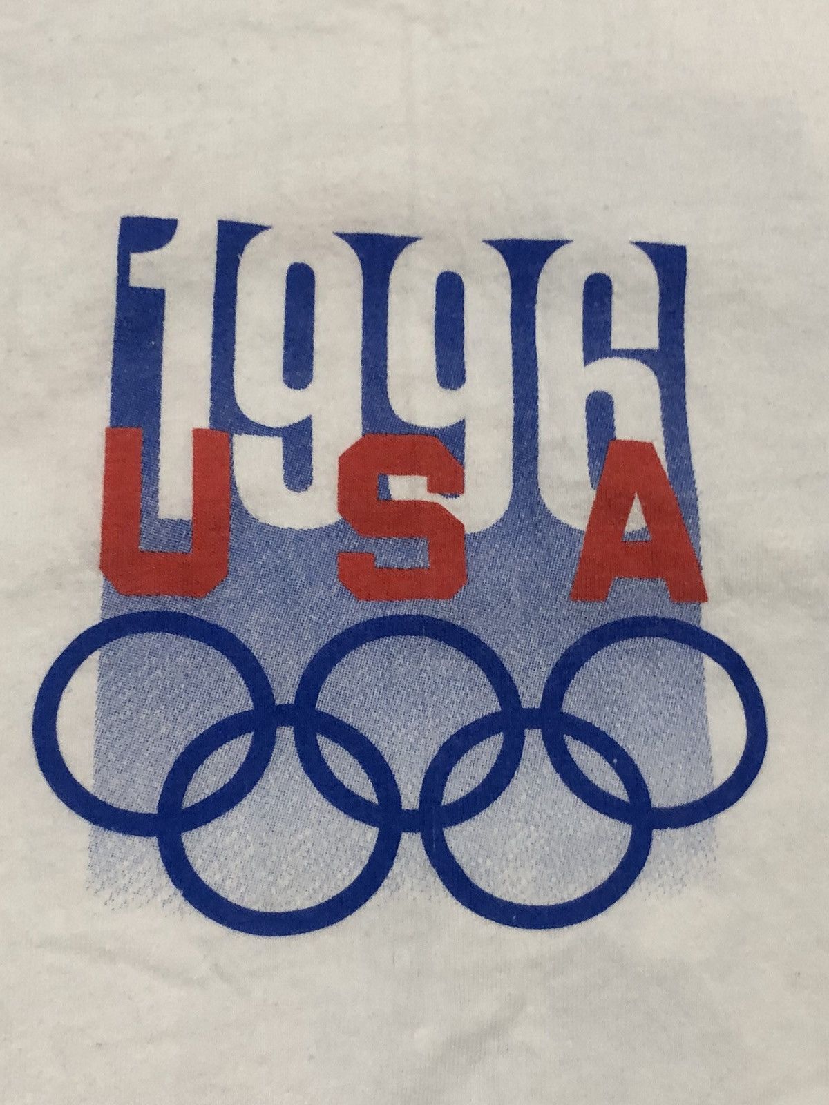 Hanes Vtg 1996 US Olympic Team Tee Size US XL / EU 56 / 4 - 10 Thumbnail