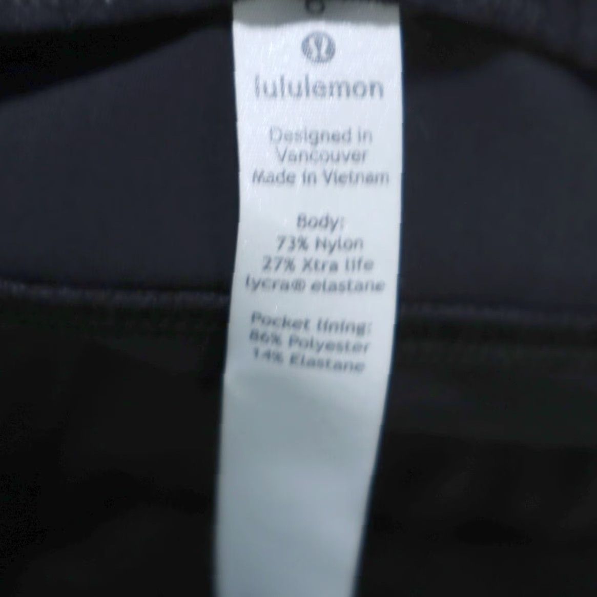 Lululemon Lululemon Black Women's 9 On the Move Nylon Woven Chino Pants - Stretch Activewear Regular Fit Casual Trousers Pants Womens 9 Black (Claire) Size 30" / US 8 / IT 44 - 5 Thumbnail