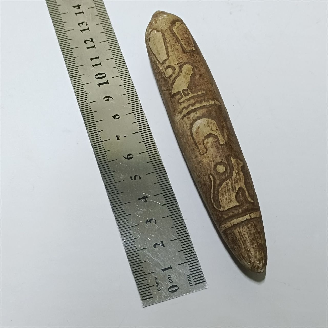 Other Hand-carved Egyptian piece with ancient symbols collectible Size ONE SIZE - 9 Thumbnail