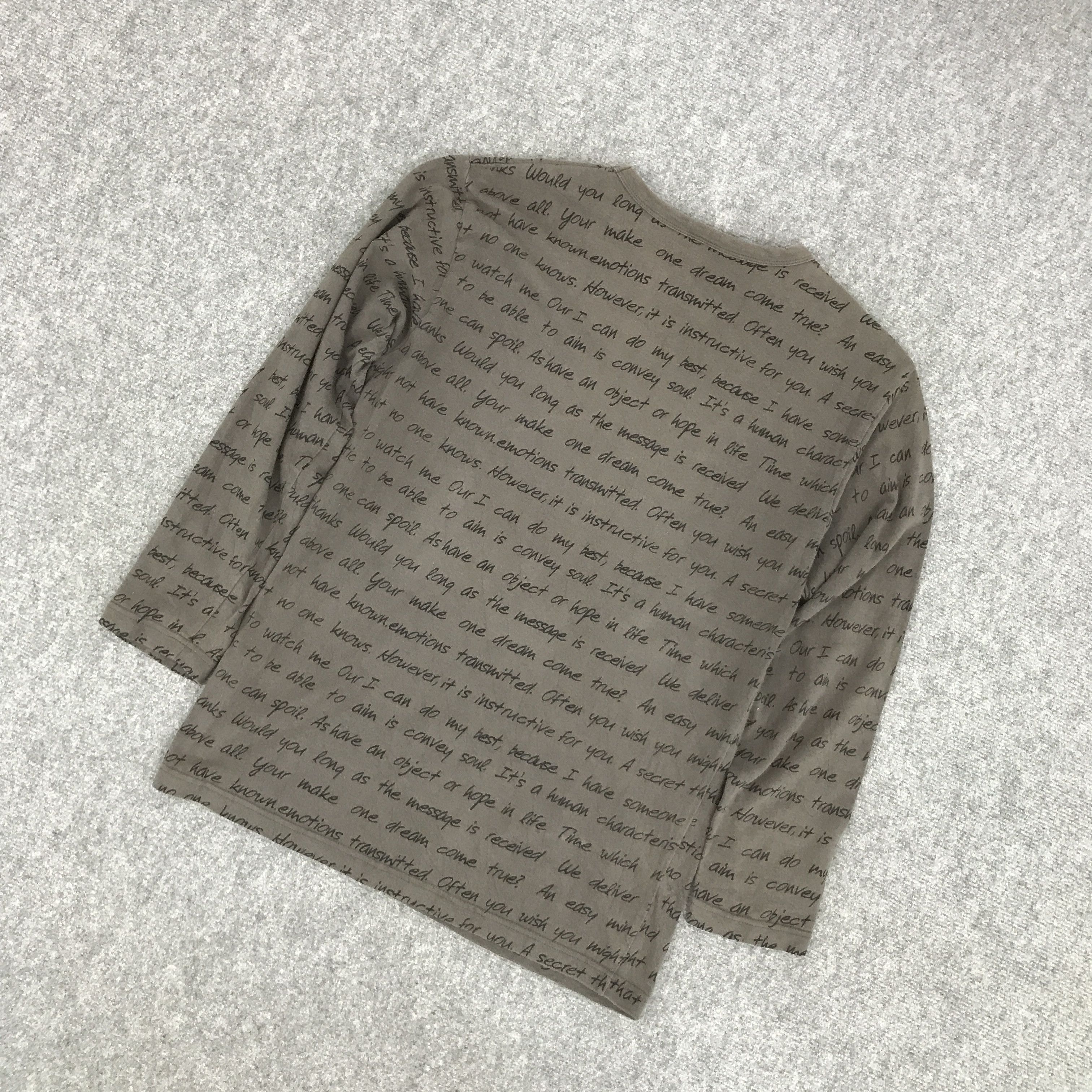 If Six Was Nine × Japanese Brand × Le Grande Bleu (L.G.B.) JAPANESE BRAND PUNK STYLE DESIGN LONG SLEEVE TSHIRTS Size US M / EU 48-50 / 2 - 6 Thumbnail
