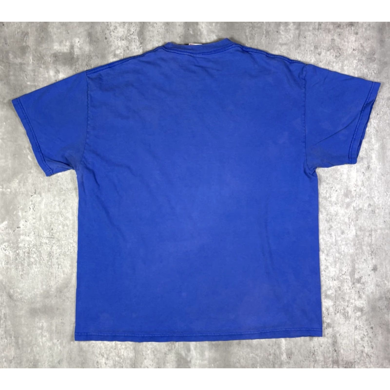 Vintage VINTAGE Alstyle T-Shirt Blue XL Men Short Sleeve Round Neck Funny 80s Cartoon 90s Smurf Quote Text Humor Comedy Size US XL / EU 56 / 4 - 3 Thumbnail