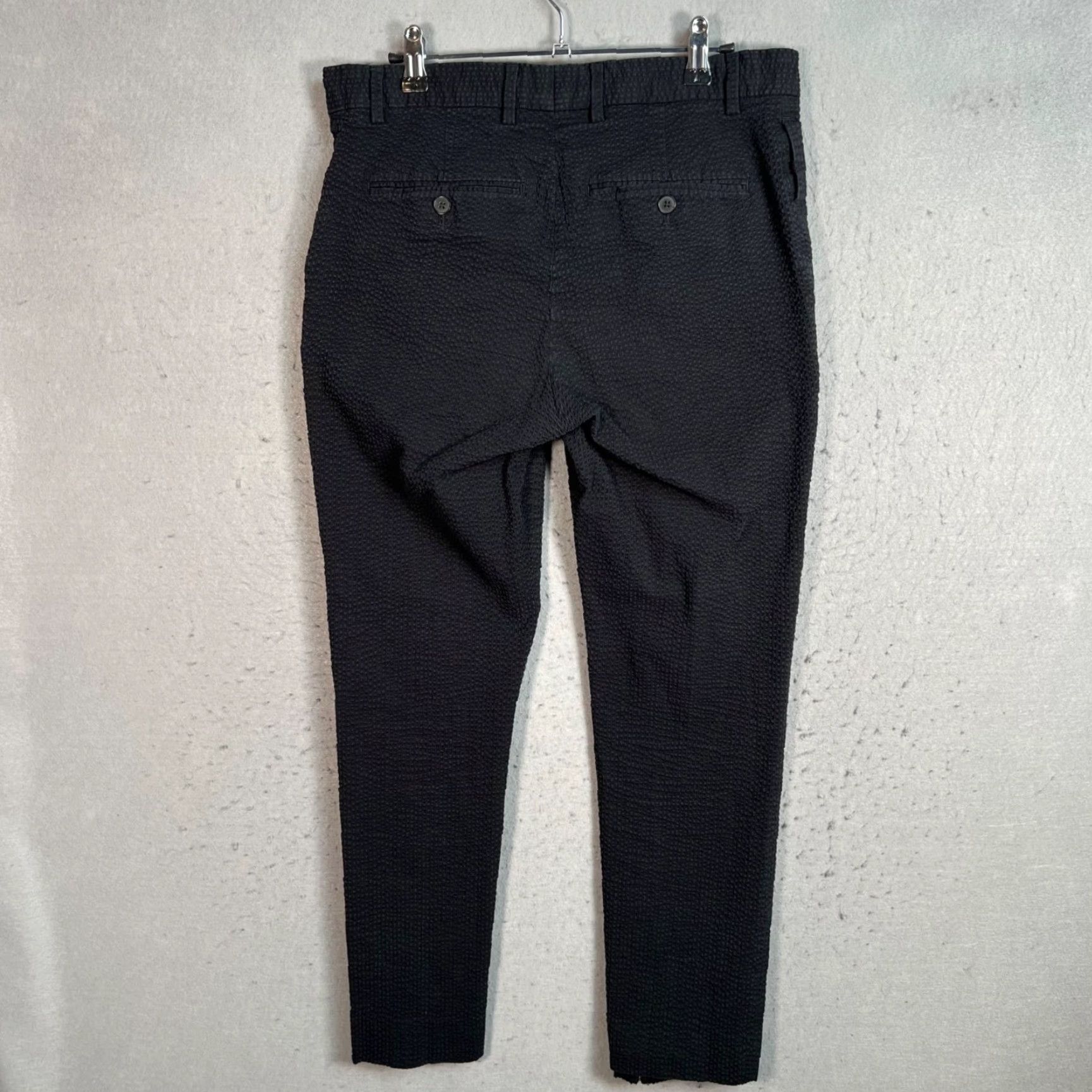 Club Monaco VINTAGE Club Monaco Mens Chino Pants Slim Fit Black Cotton Nylon 33 Adult Mens 33 Black Chino 90s/Conference? Size US 33 - 2 Thumbnail