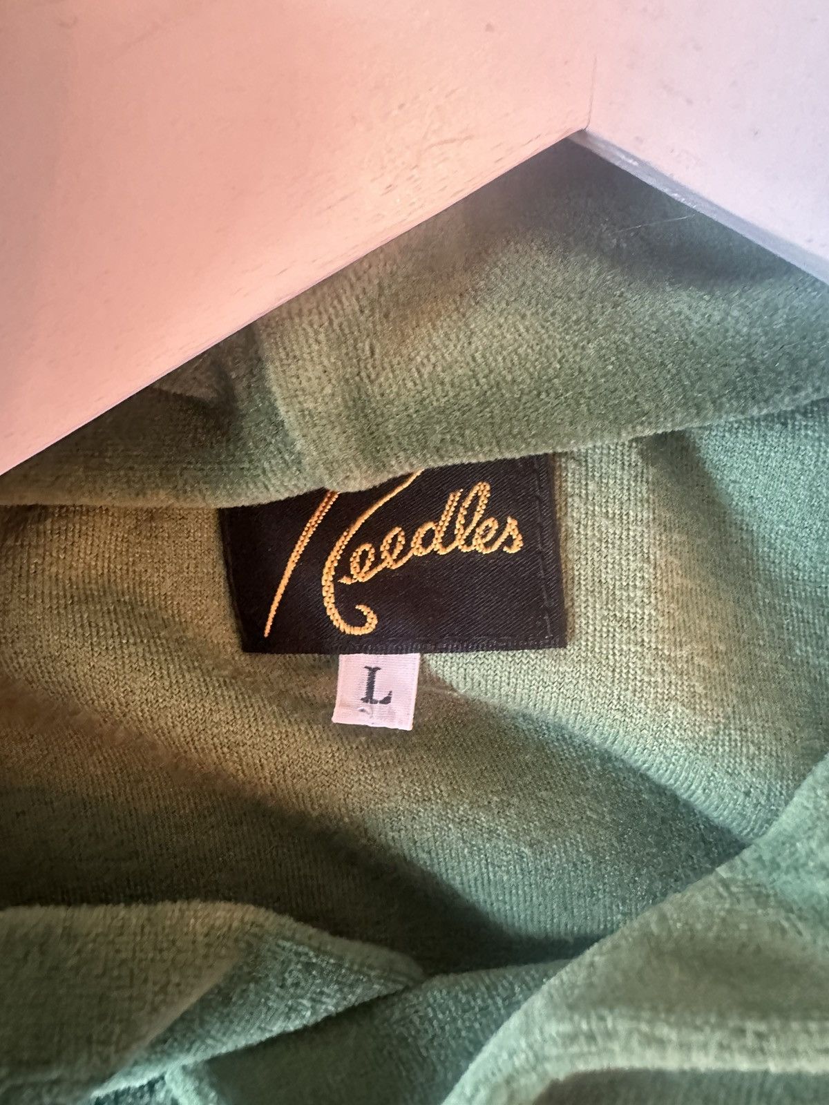 Needles NEEDLES Track Hoodie Velour Green/Purple Size US L / EU 52-54 / 3 - 5 Thumbnail