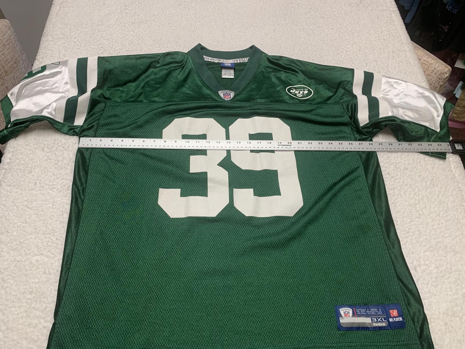 NFL VTG Reebok NY Jets Esposito Jersey #39 3XL Green Size US XXL / EU 58 / 5 - 10 Thumbnail