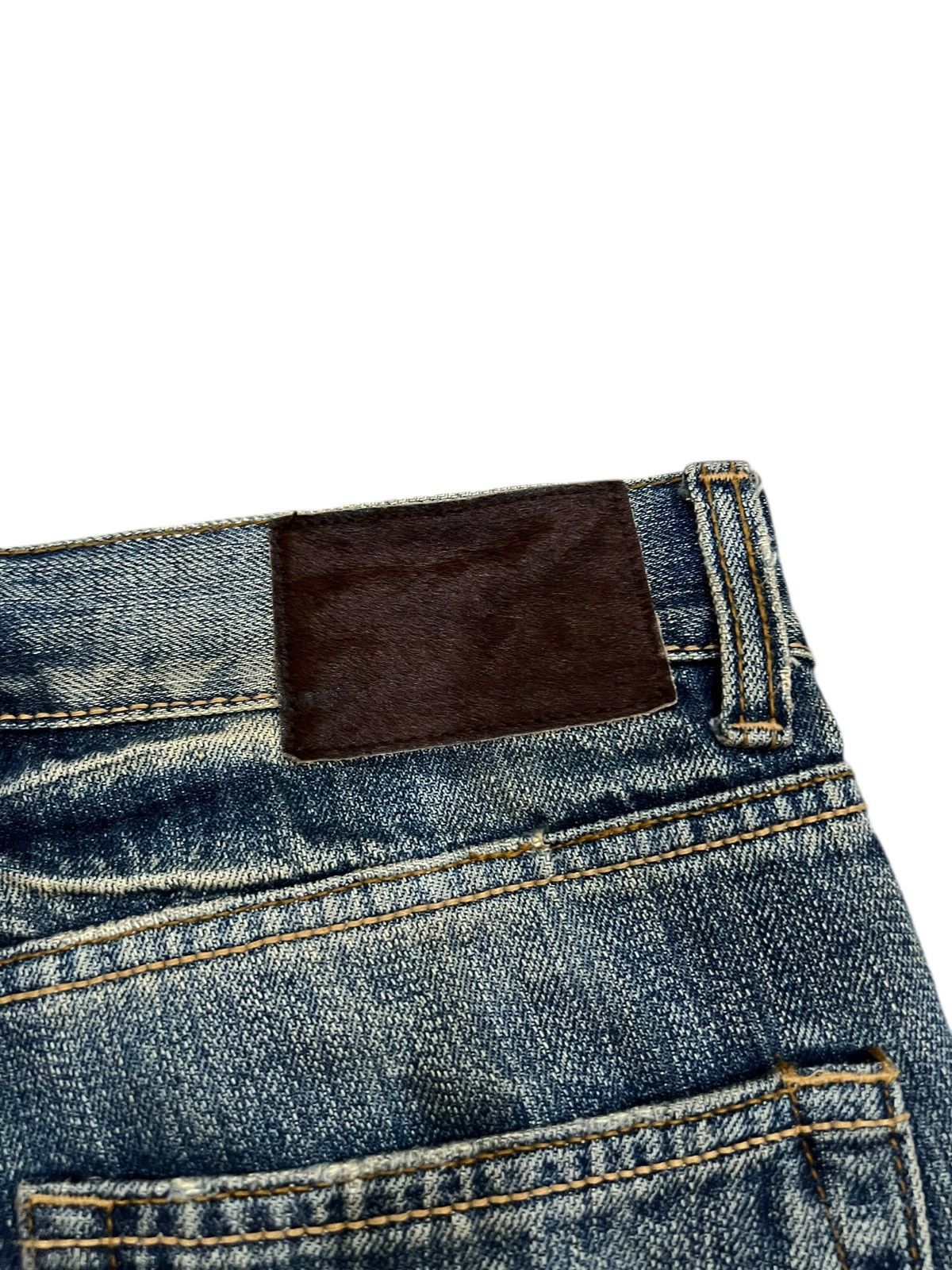 Japanese Brand 💥Flare💥G.O.A Distressed Mud Wash Like Tornado Mart Jean Size US 28 / EU 44 - 16 Thumbnail