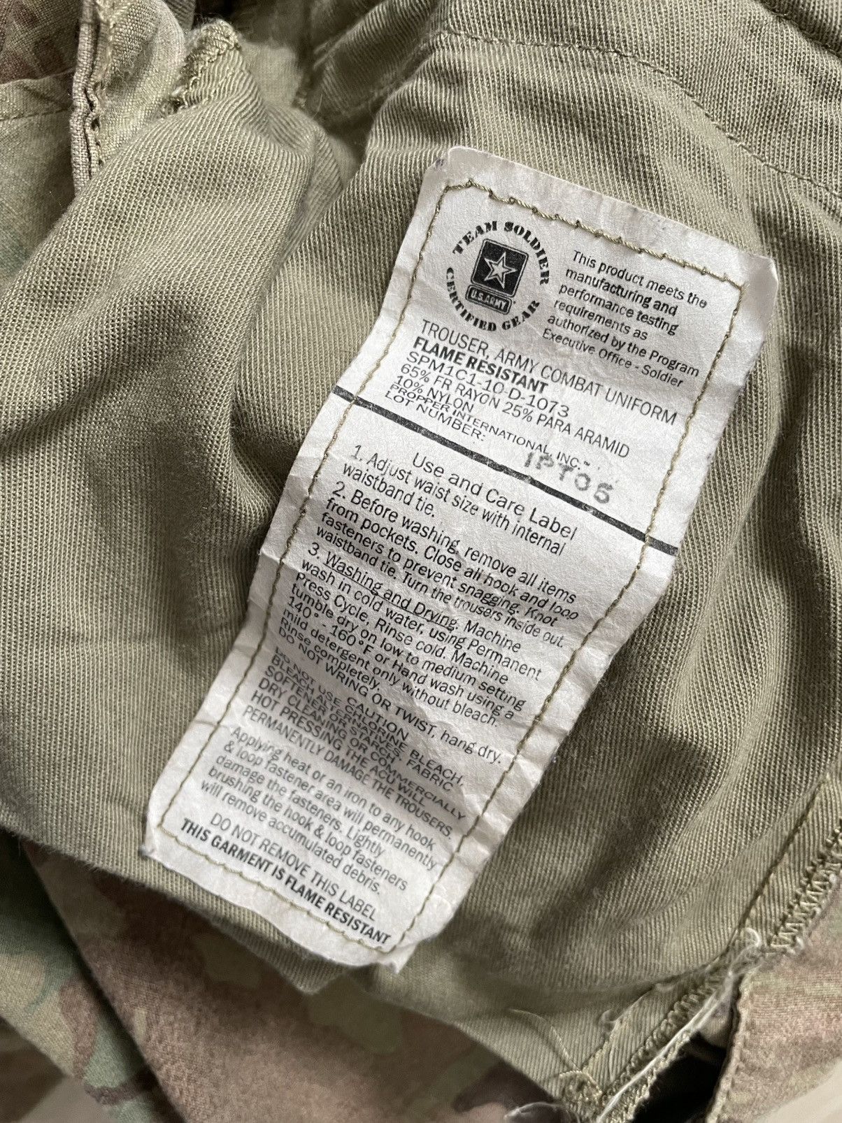 Vintage VTG Y2K US ARMY Combat Uniform Pants Multicam Trousers Sz M Size US 34 / EU 50 - 6 Thumbnail