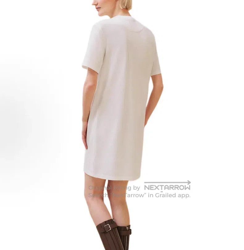 Hermes Hermes Women's short sleeve printed T-shirt dress, classic Size XS / US 0-2 / IT 36-38 - 3 Thumbnail