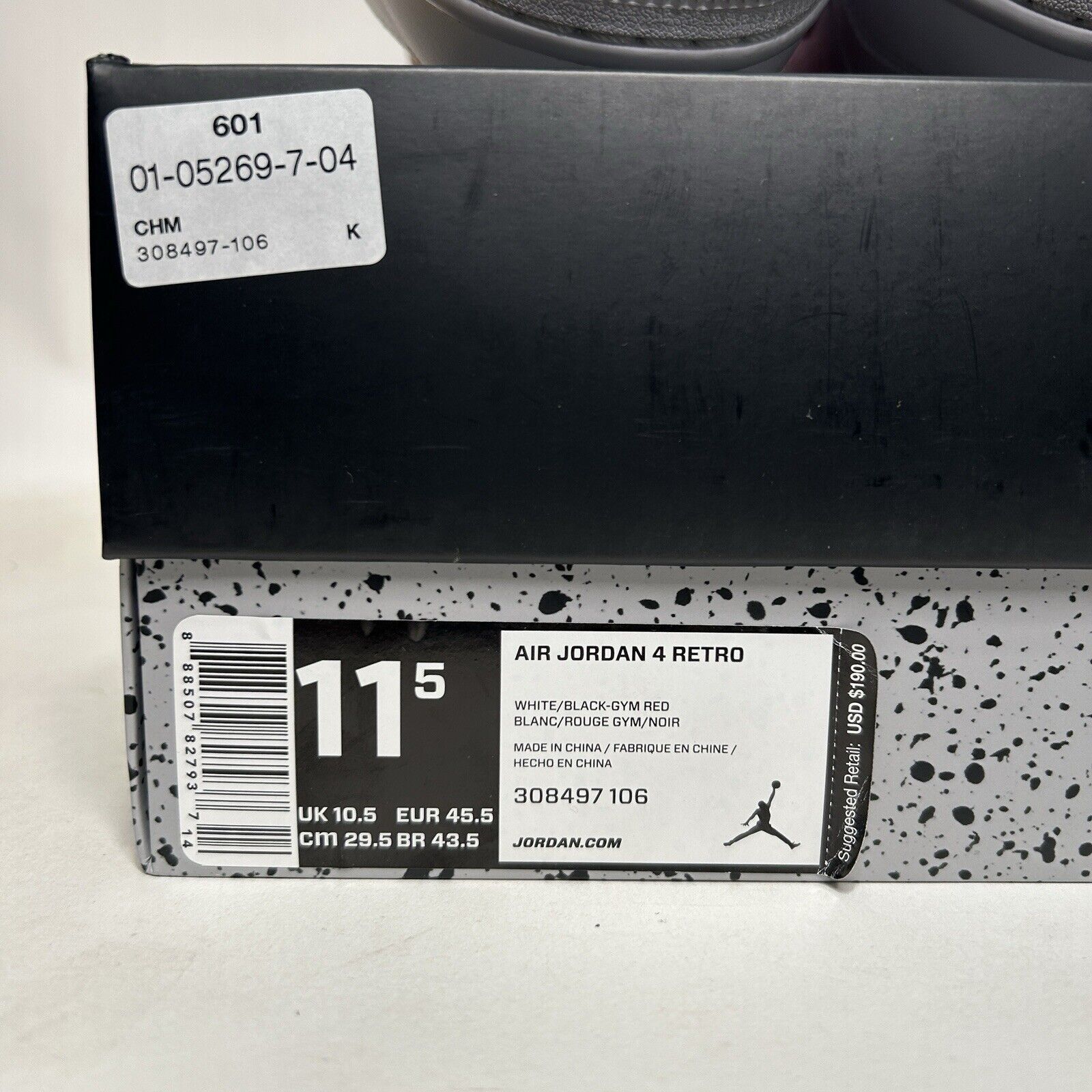 Jordan Brand Nike Shoes Air Jordan 4 Retro “Alternate 89” 2024 Size US 11.5 / EU 44-45 - 8 Thumbnail