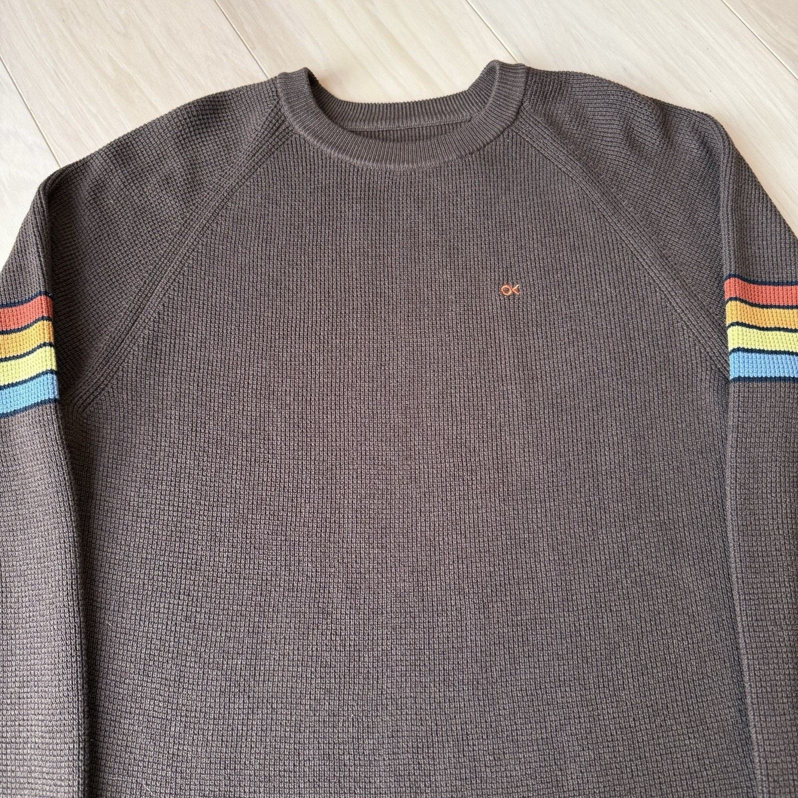 Outerknown Outerknown Nostalgic Sweater Small Brown Cotton Pullover Size US S / EU 44-46 / 1 - 3 Thumbnail