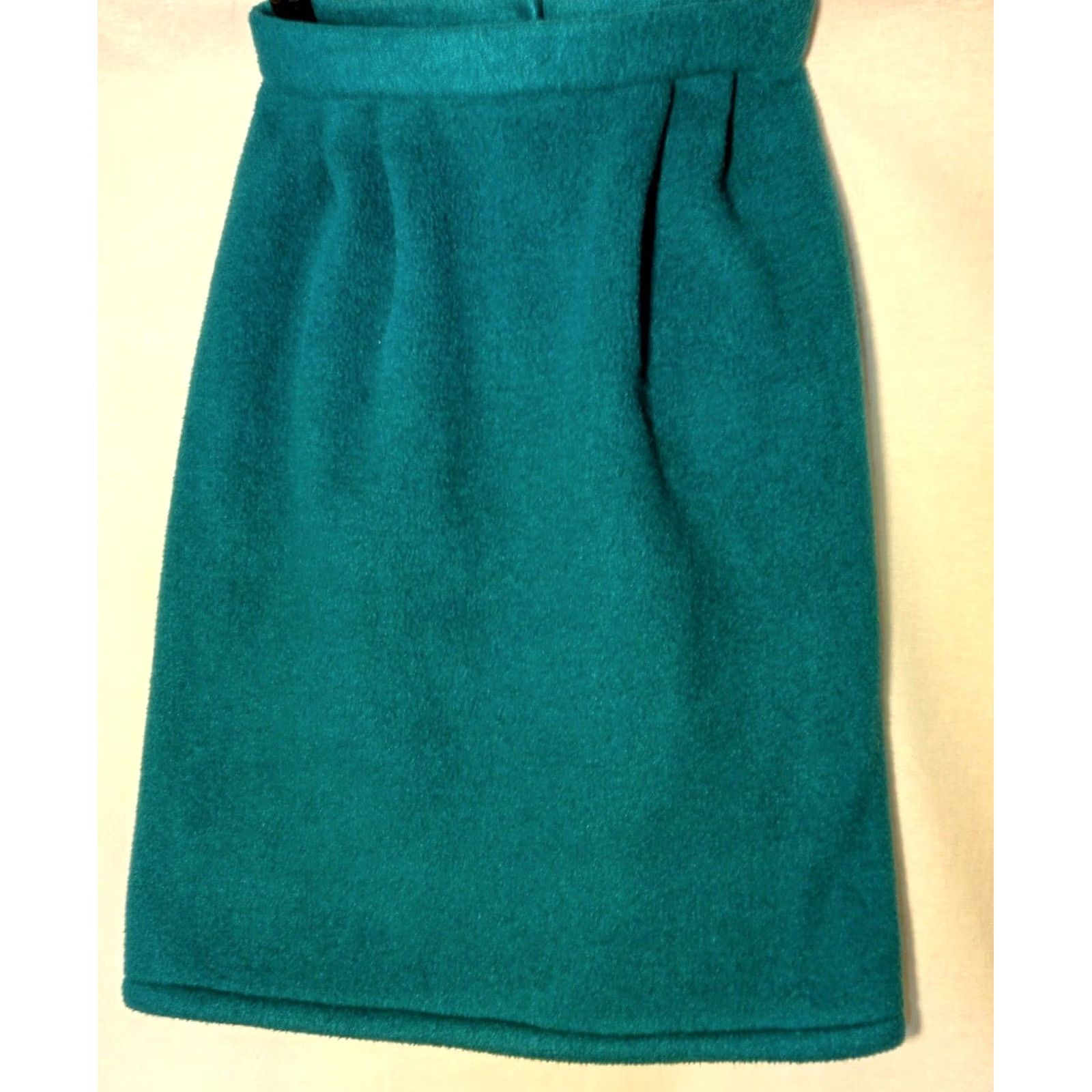 Altea Vintage 1990s Skirt Suit Jacket Small Teal Maroon Geometric Retro Gorpcore 2 Pc Size 26" / US 2 / IT 38 - 7 Thumbnail