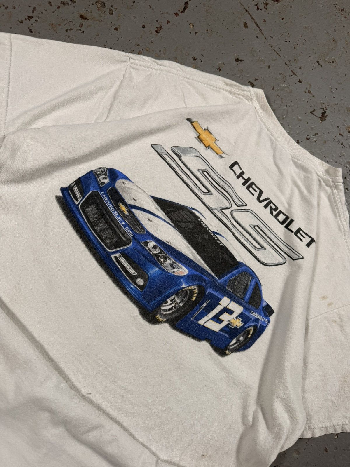 Vintage Vintage Chevy SS Racing Distressed Tee Size US XL / EU 56 / 4 - 2 Thumbnail