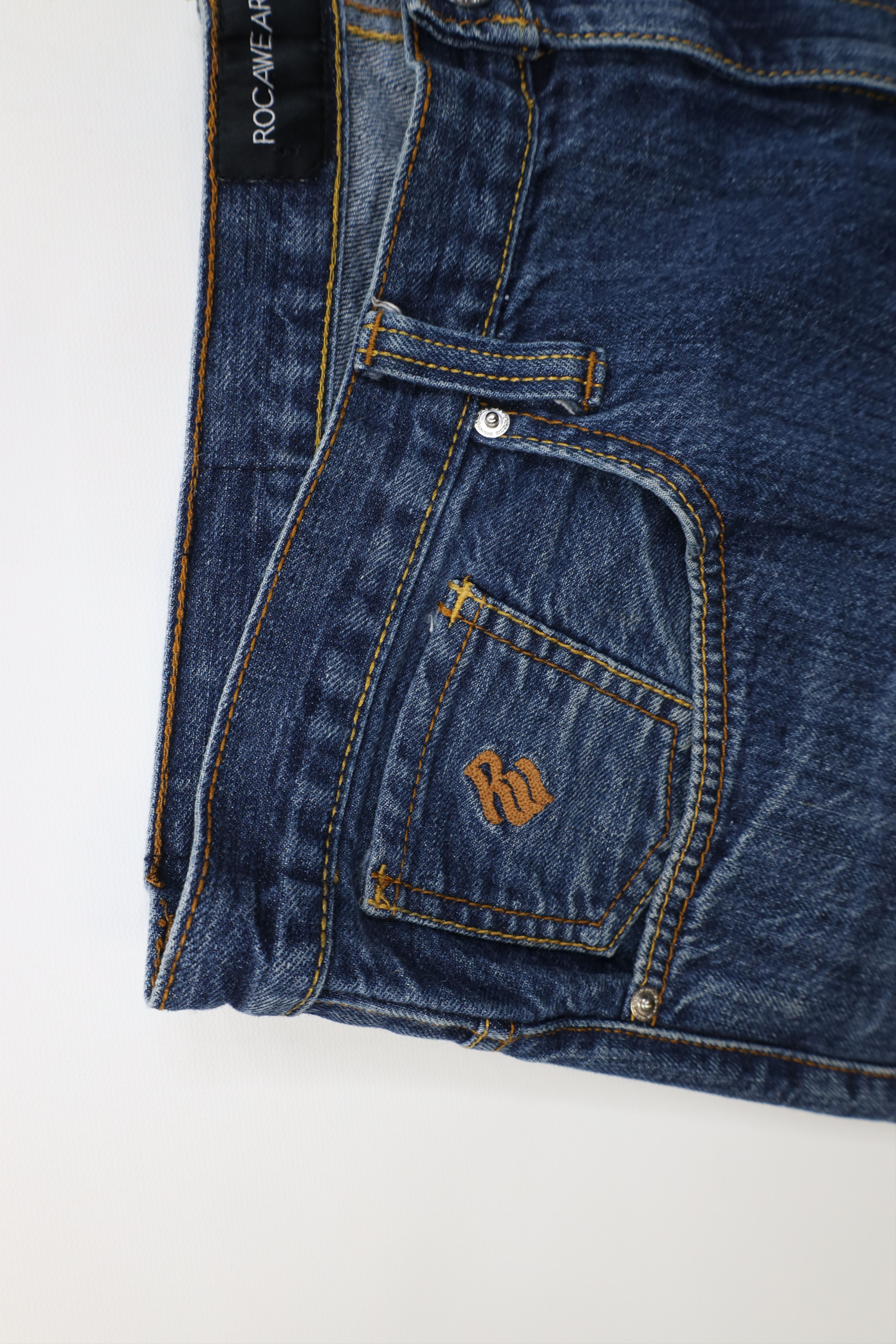 Rocawear Vintage 90s Y2K Rocawear Baggy Fit Wide Leg Denim Jeans Blue Size US 40 / EU 56 - 8 Thumbnail