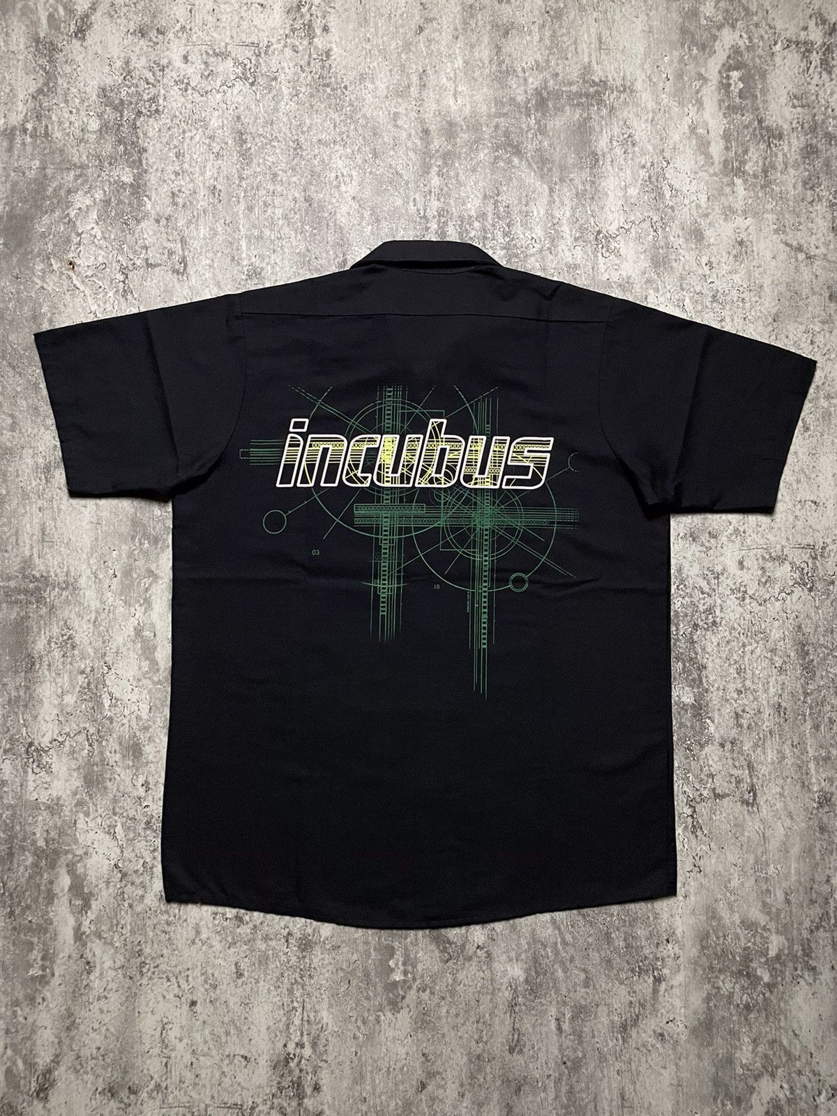 Band Tees 🔥 RARE Vintage Y2K 2001 Incubus PARDON ME Red Kap Workshirt Size US L / EU 52-54 / 3 - 1 Thumbnail