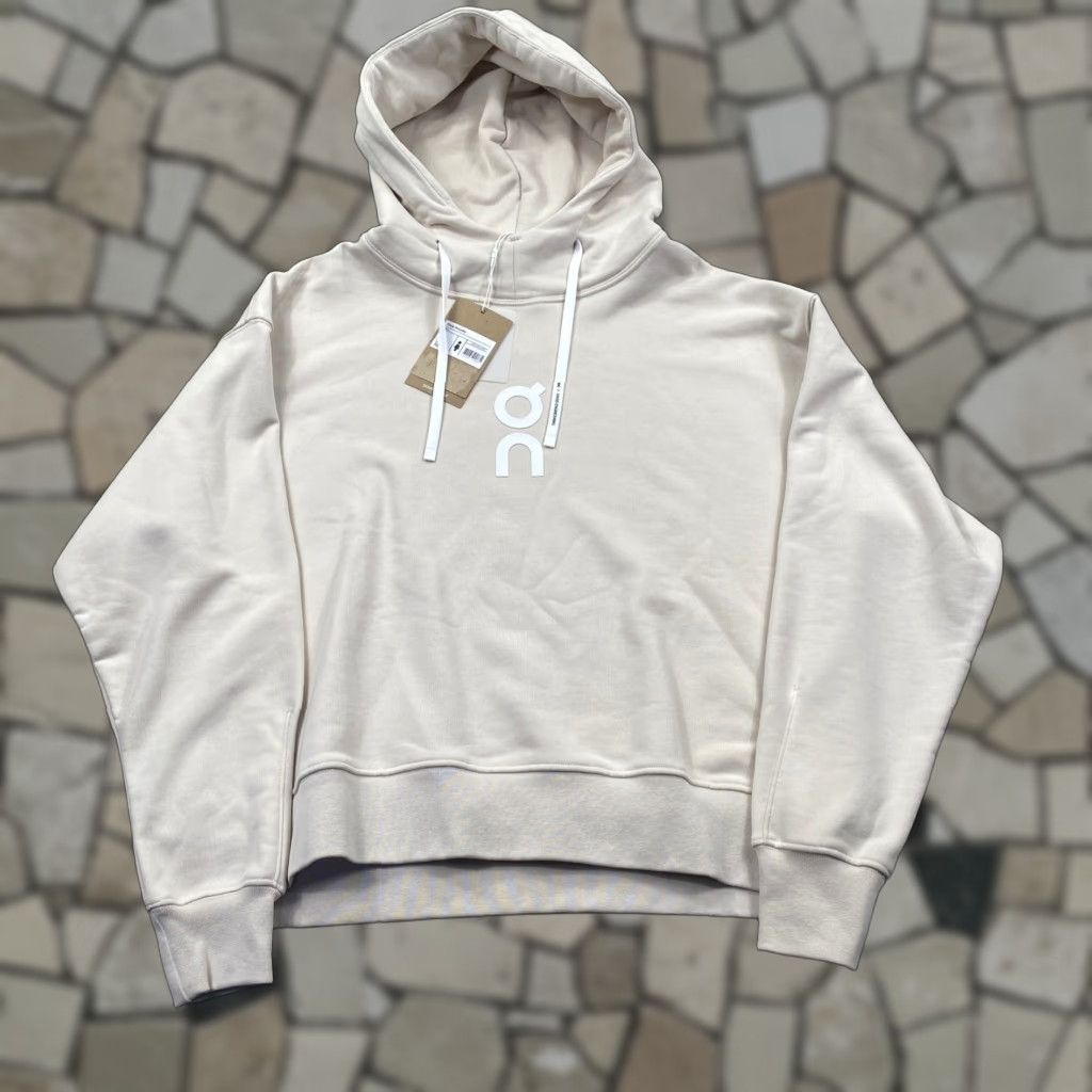 On Running Women's Size L Hoodie Silver Logo Crewneck Pullover Club