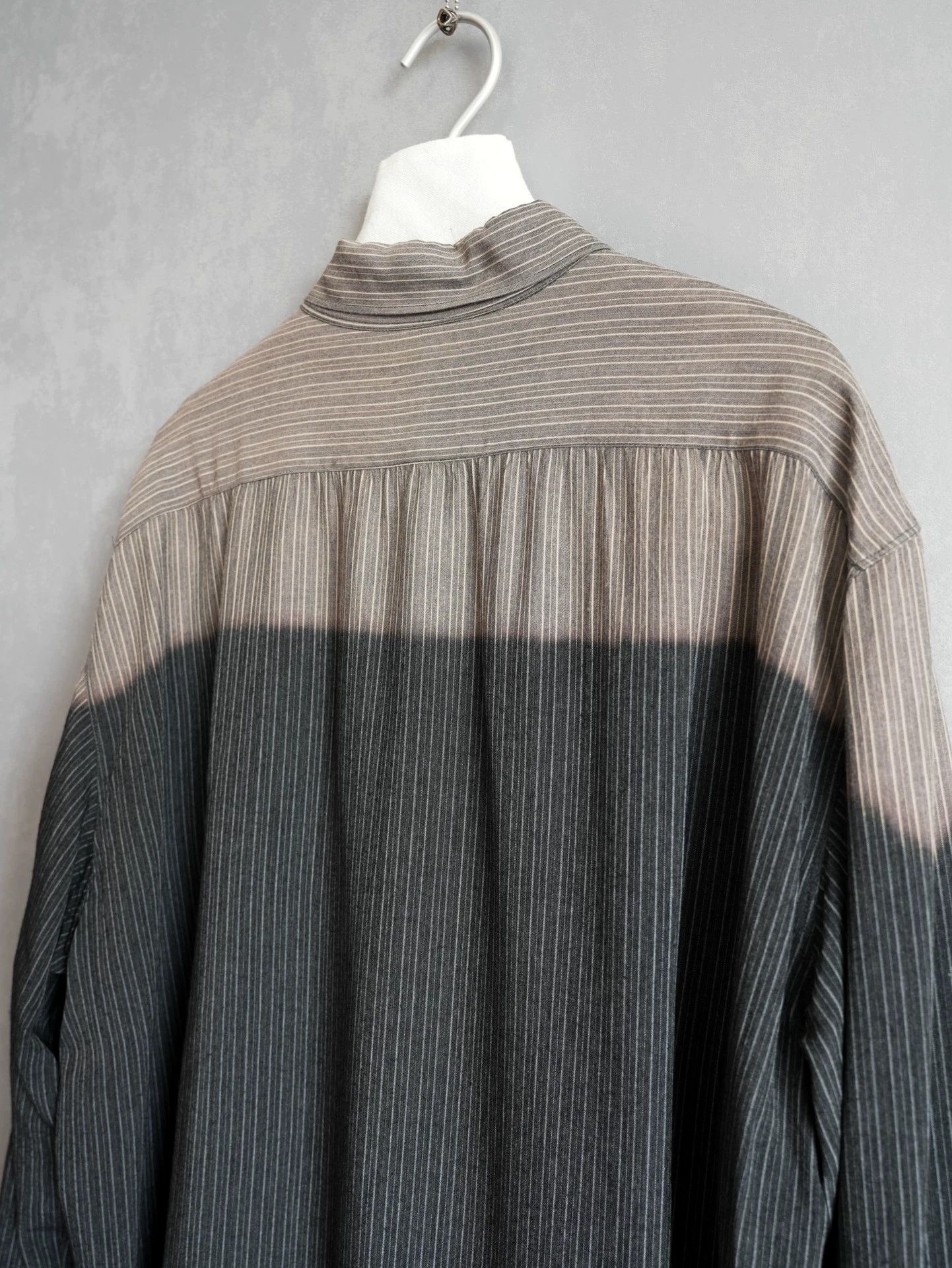 Yohji Yamamoto Yohji Yamamoto 96AW Faded Striped Shirt Size US M / EU 48-50 / 2 - 4 Thumbnail