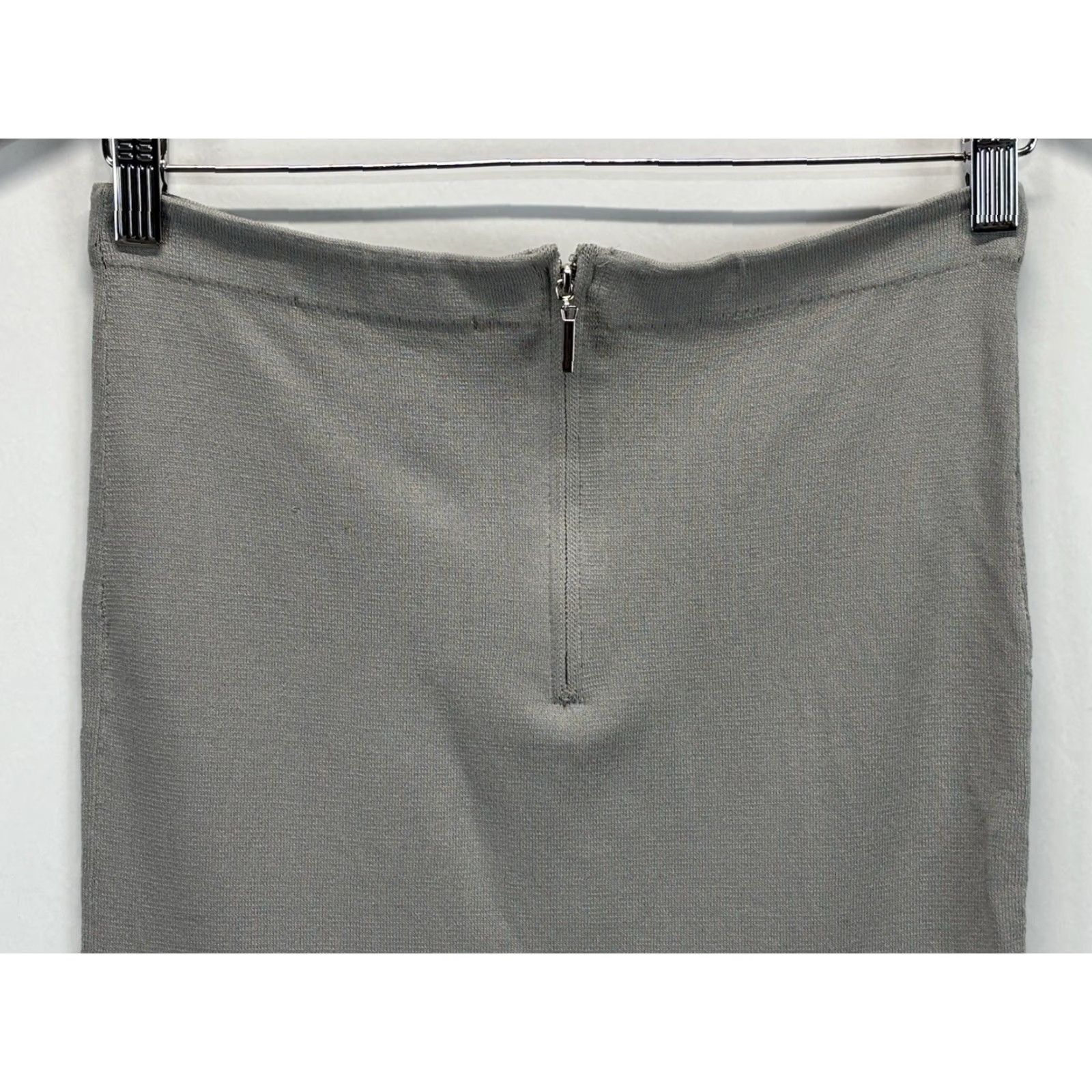 Zara Zara Knit Maxi Pencil Skirt Women’s M Grey Stretch Casual Hipster Minimalist Skirt Regular Long Womens Size 32" / US 10 / IT 46 - 4 Thumbnail