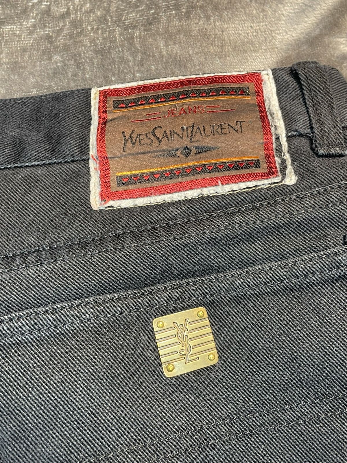 Yves Saint Laurent Jeans YSL Black Size US 34 / EU 50 - 6 Thumbnail