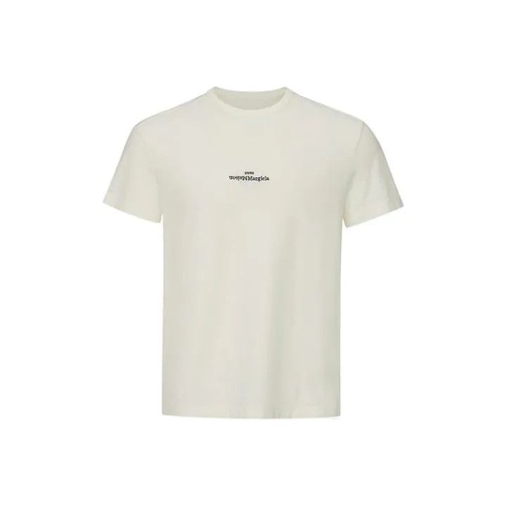 Maison Margiela Maison Margiela SS23 Logo Round Neck T-shirt 0079 Size US XL / EU 56 / 4 - 1 Thumbnail